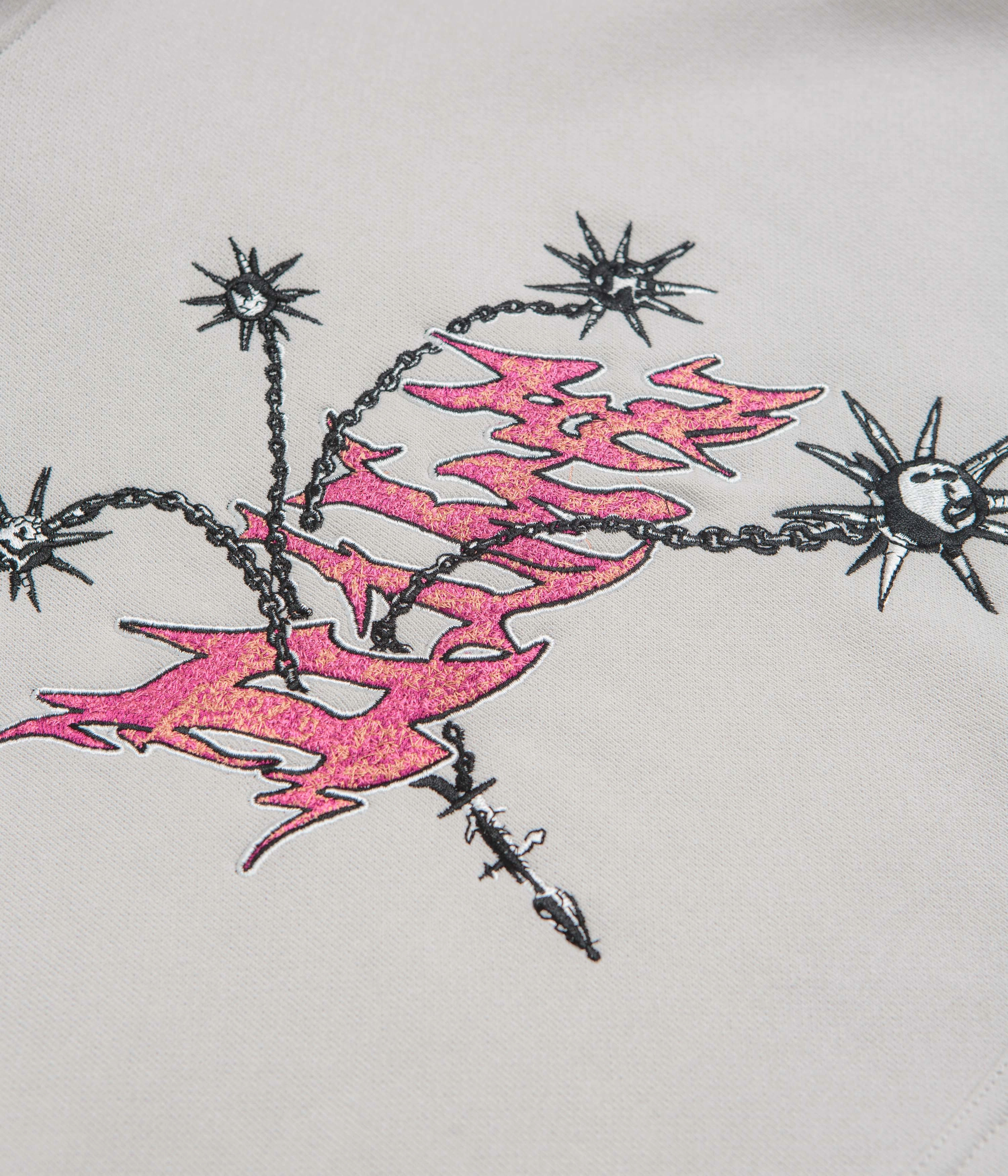 Deer like Dime Flail Hoodie - Cement