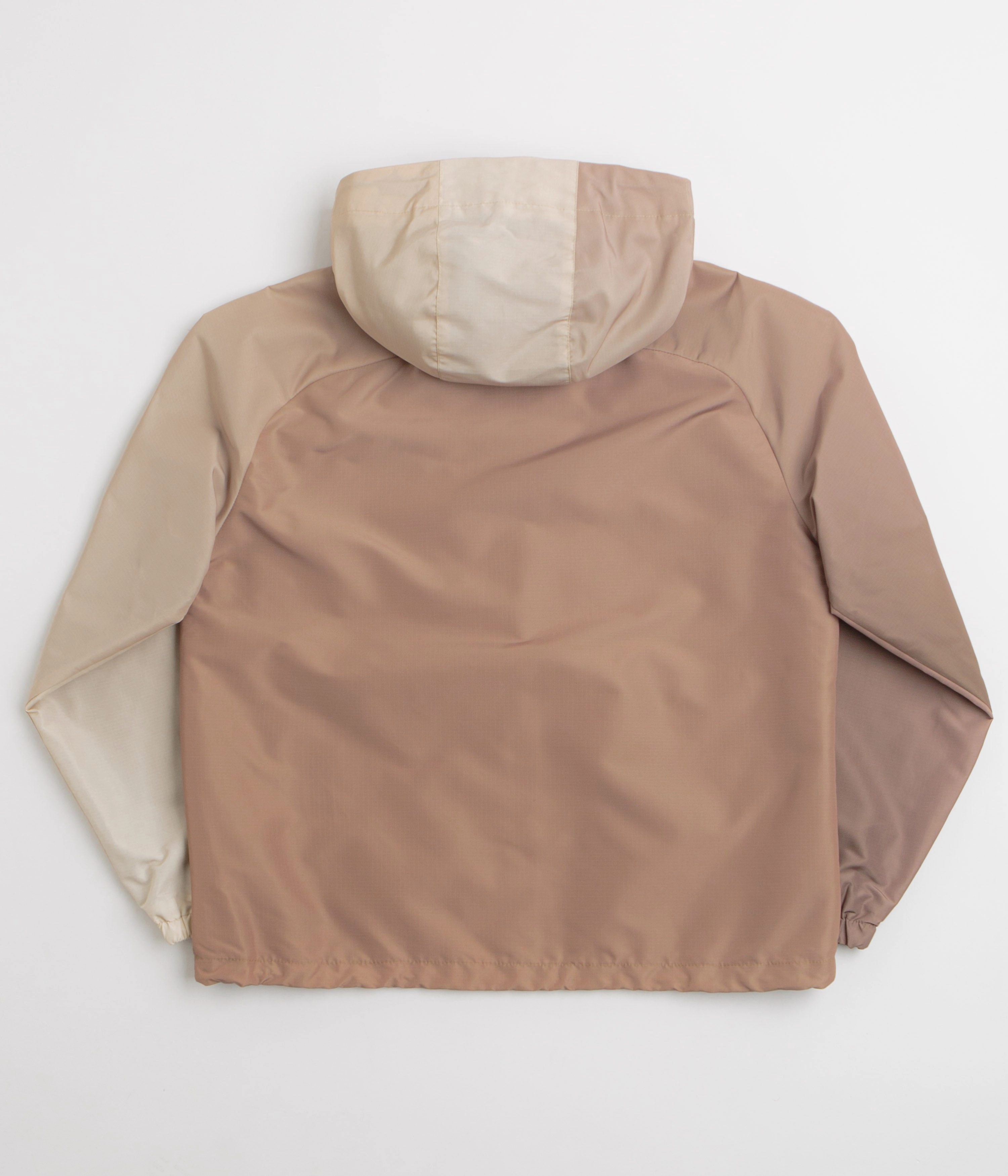 Dime Gradient Windbreaker Jacket - Brown No Bulk Layered Security Pockets