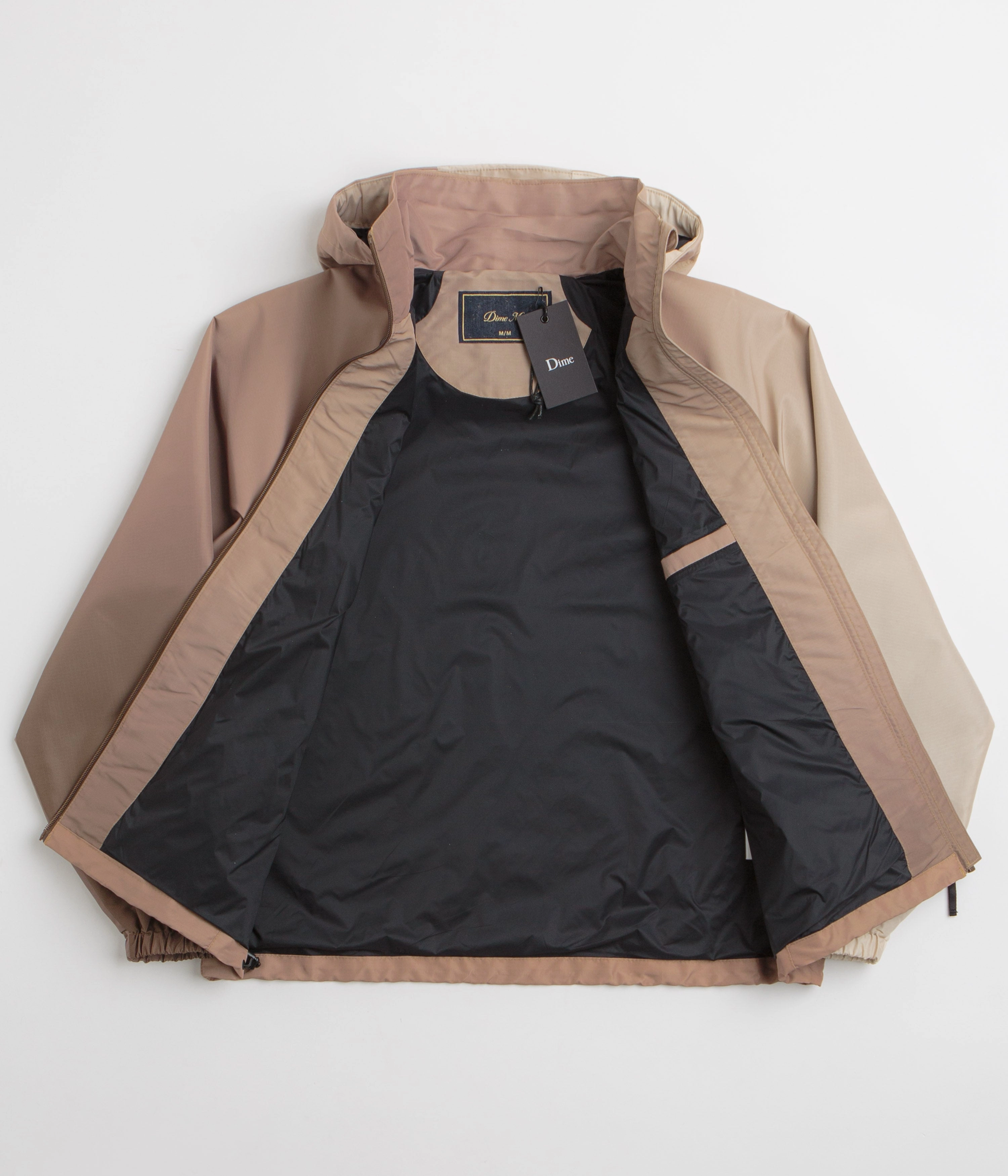 Dime Gradient Windbreaker Jacket - Brown Produce