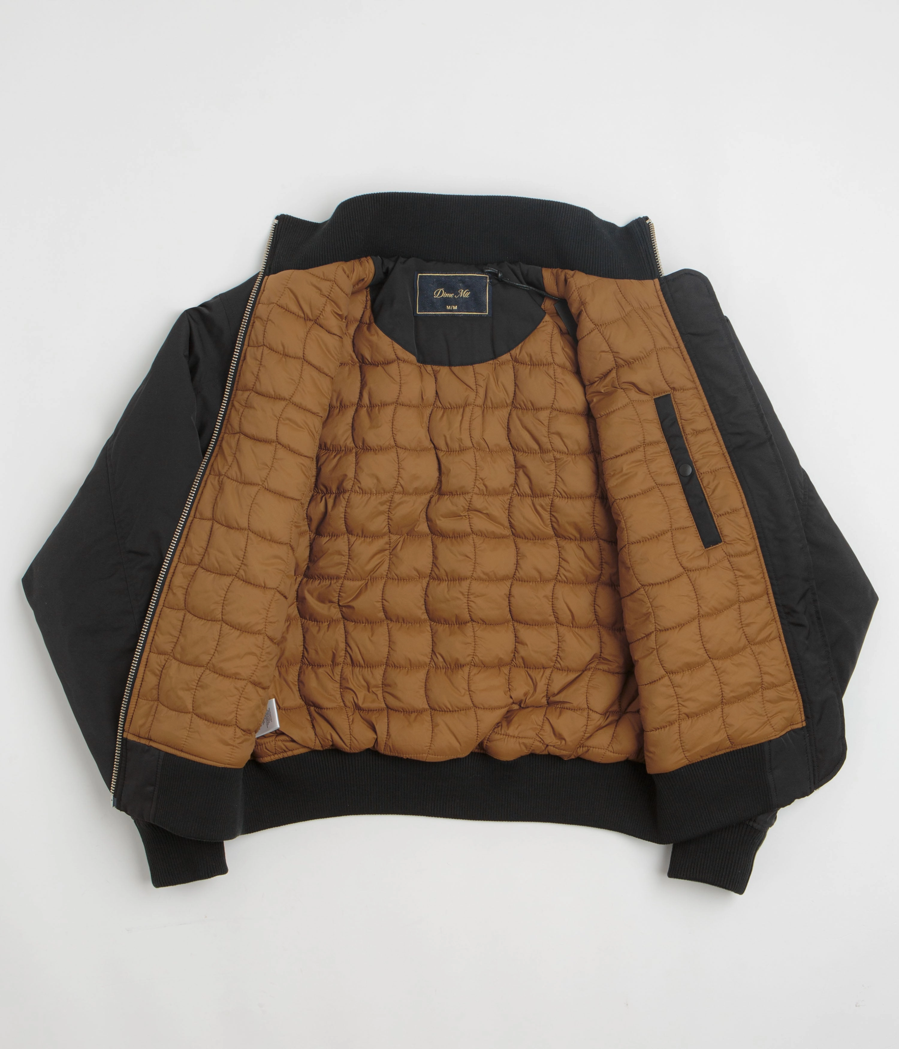 Dime Insulated Bomber Jacket - Black suitable for business trips