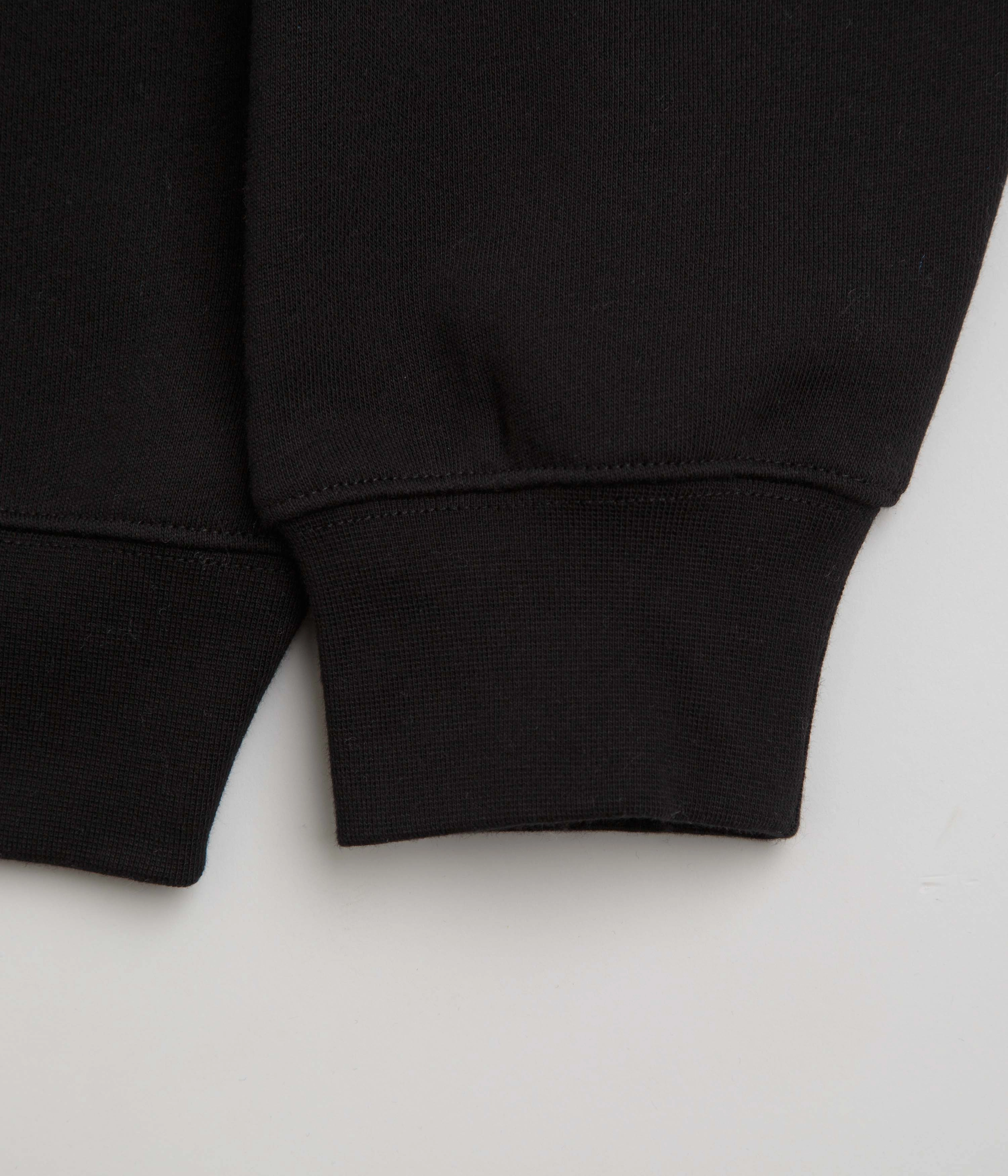 Dime Kastle Crewneck Sweatshirt - Black product yoga friendliness