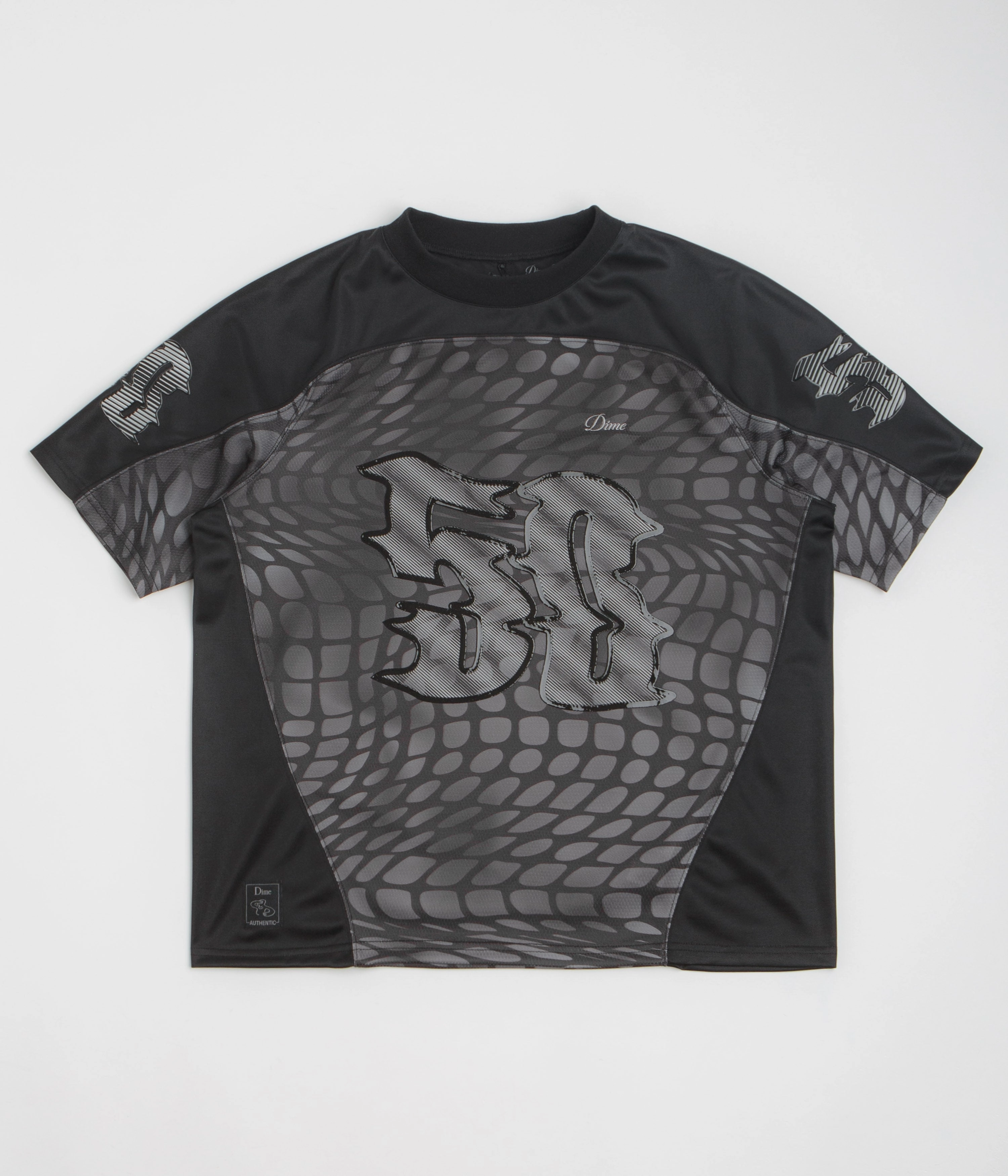 Odor-resistant Anti-bacterial Dime N50 Jersey - Black