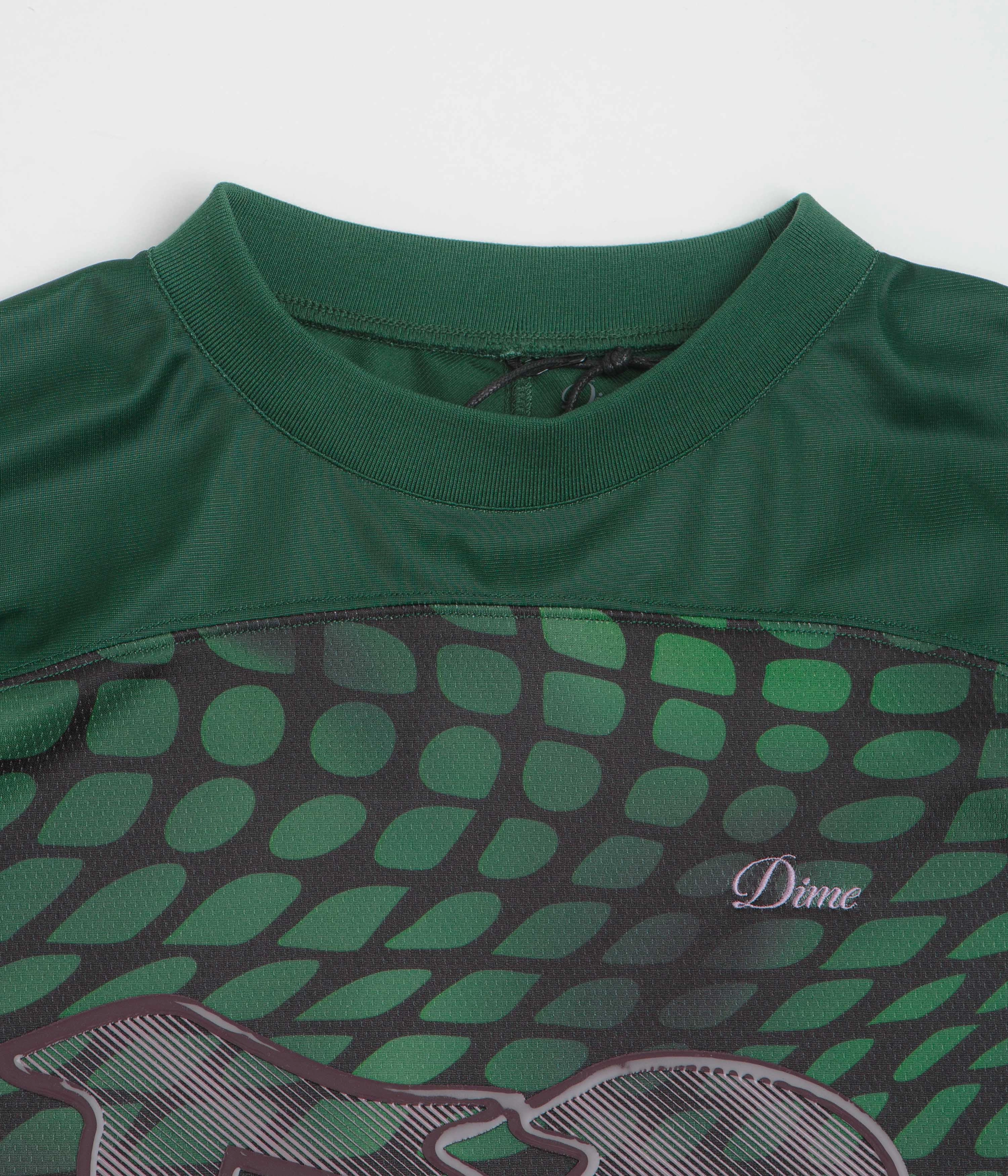 Dime N50 Jersey - Dark Green Non Restrictive Silhouette Thermal Regulation Fabric