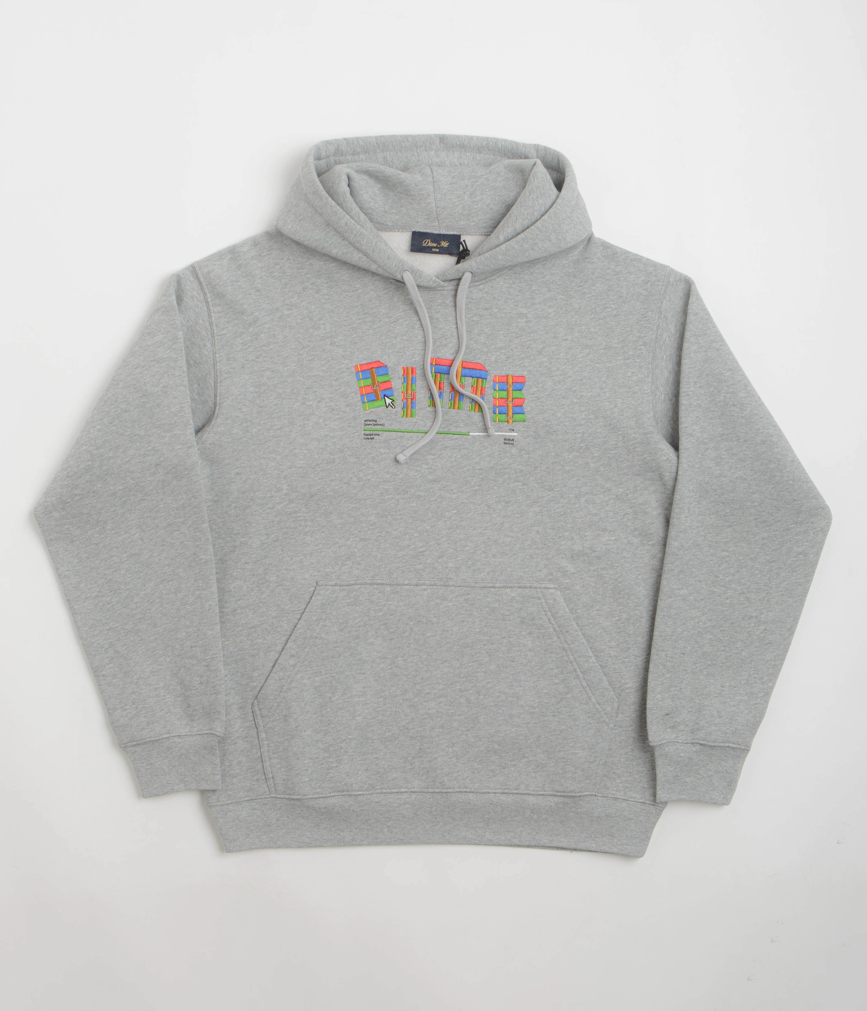 Dime Rar Hoodie - Heather Grey Breathable mesh lining