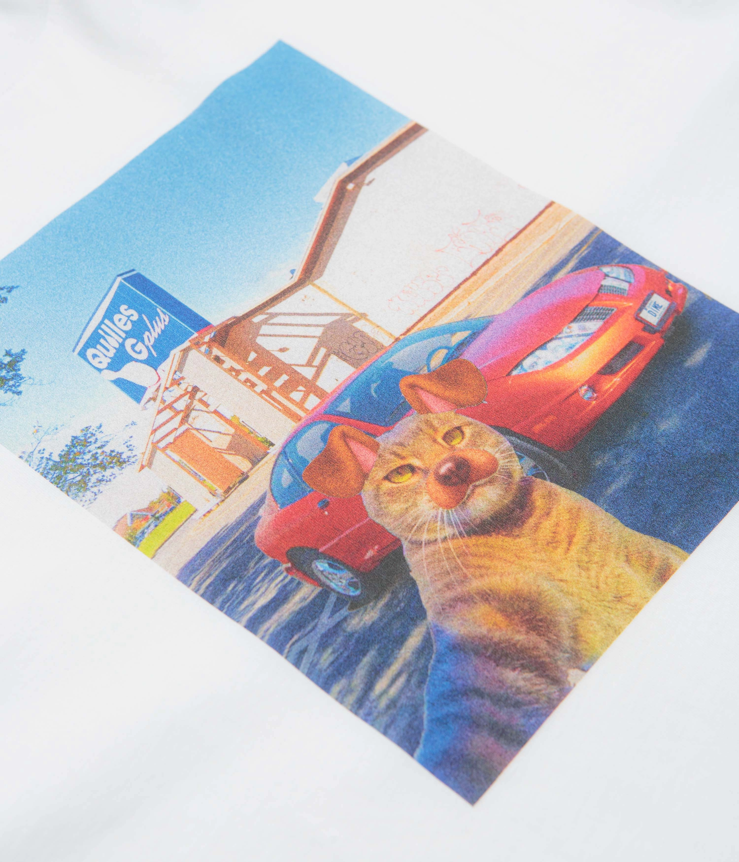 Sleek Fit Dime Selfie T-Shirt - White