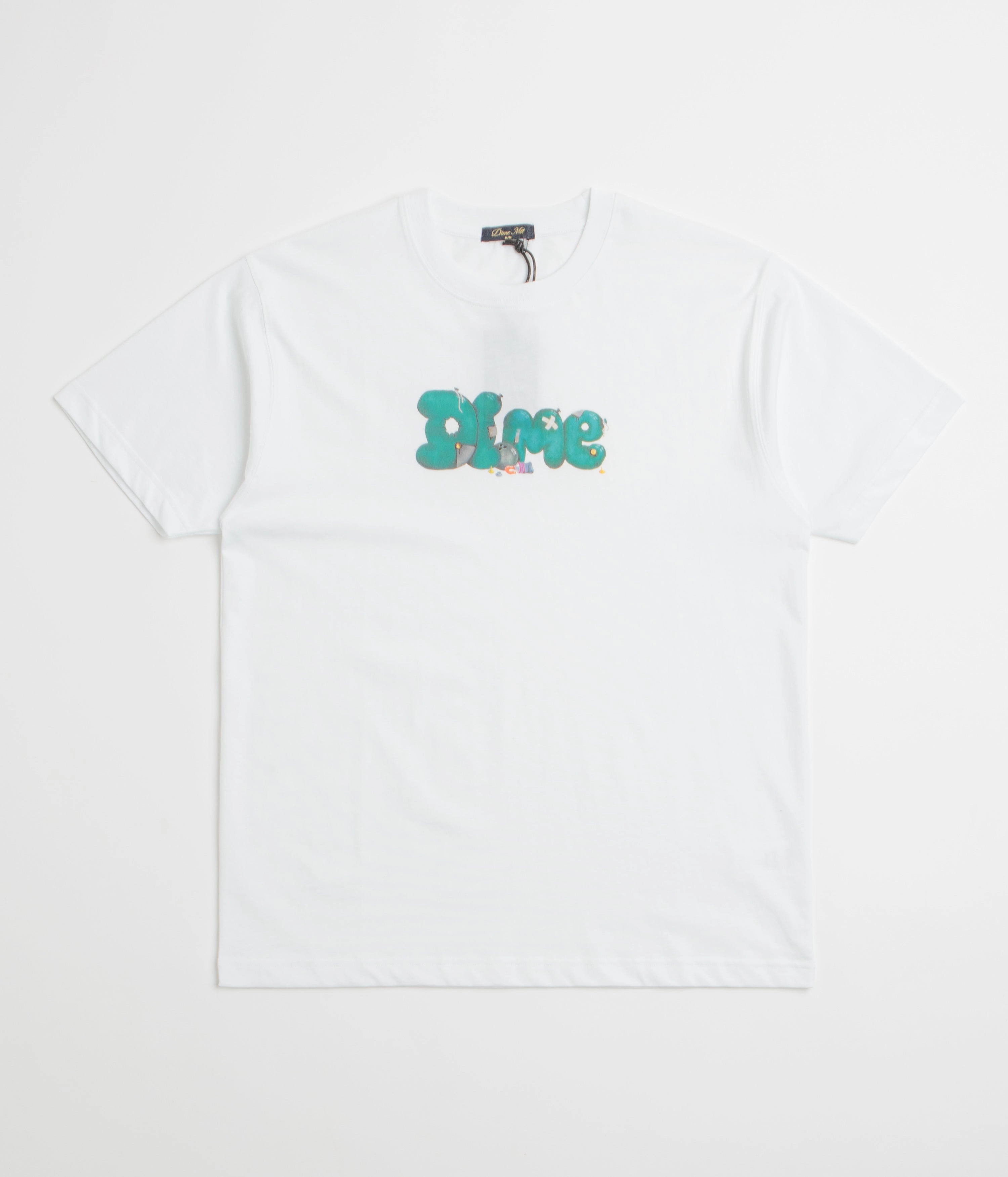 Dime Soft Rock T-Shirt - White Soft Layering Soft and Cozy