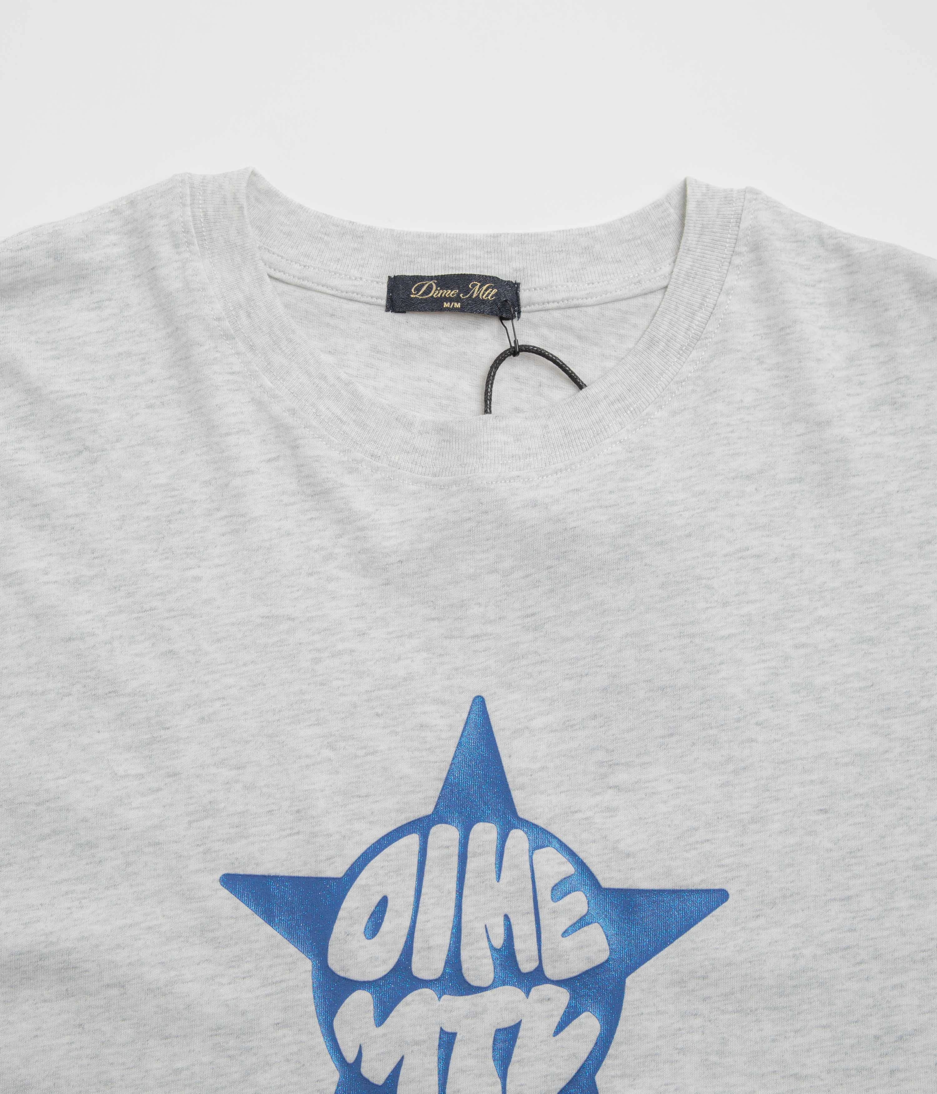 Dime Star T-Shirt - Ash Timeless Comfort Wear Relaxed Wearable