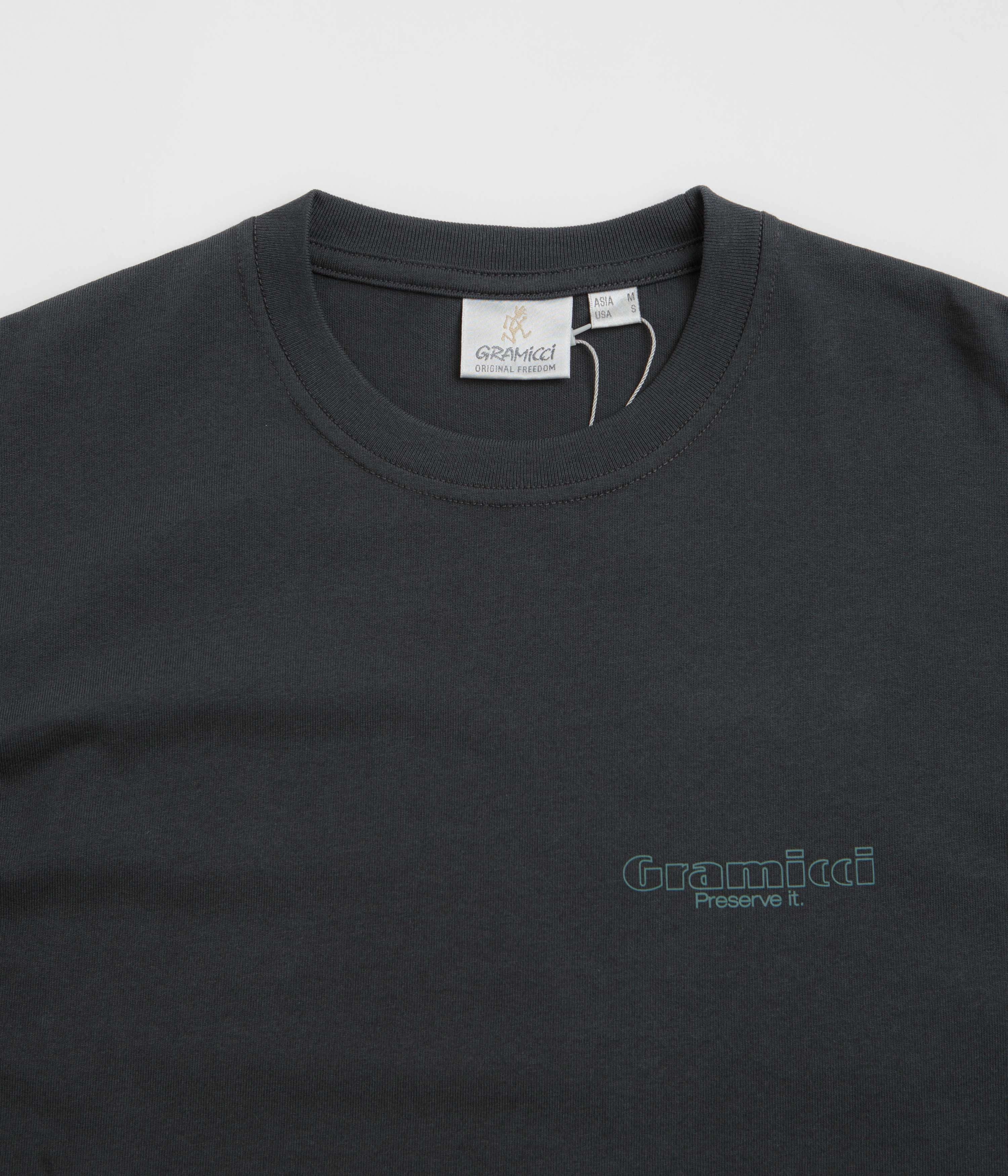 Gramicci Trouttail T-Shirt - Vintage Black Abrasion Resistant Fabric