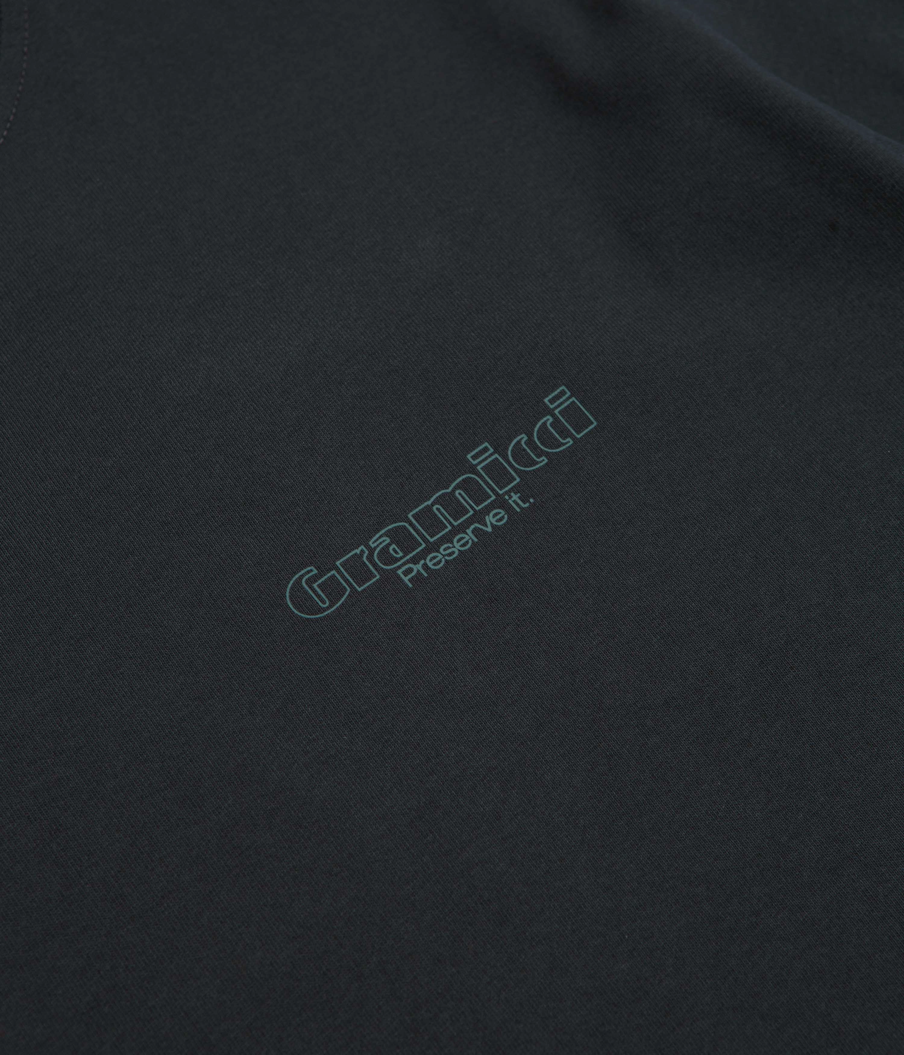 Gramicci Trouttail T-Shirt - Vintage Black OekoTexCertified