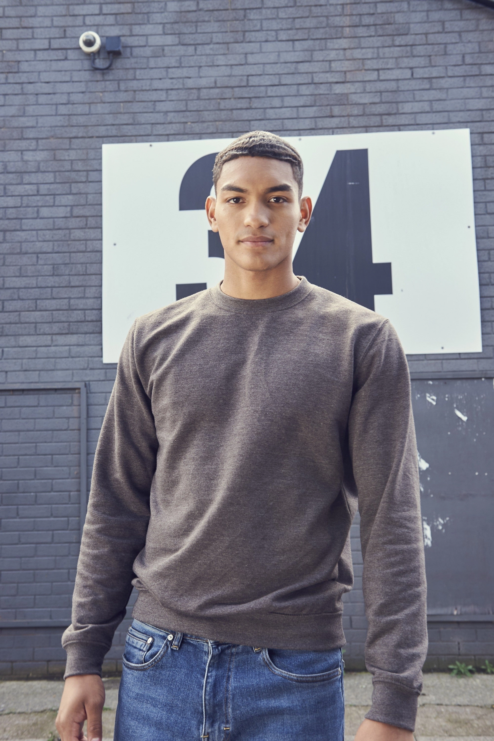 product stain resistant convenience Organic Sweatshirt | ARCTIC WHITE