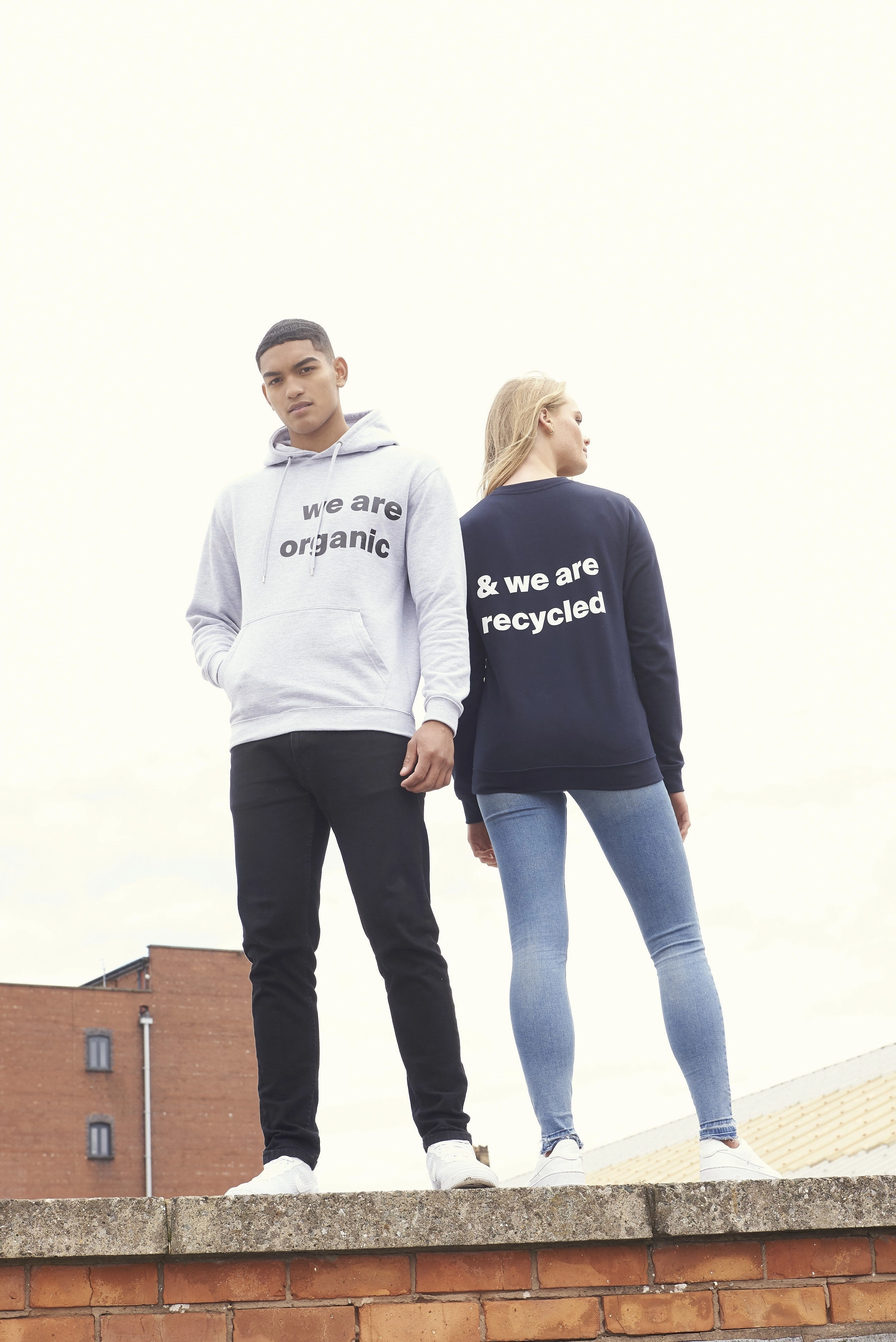 Organic Sweatshirt | ARCTIC WHITE Comfy Mood