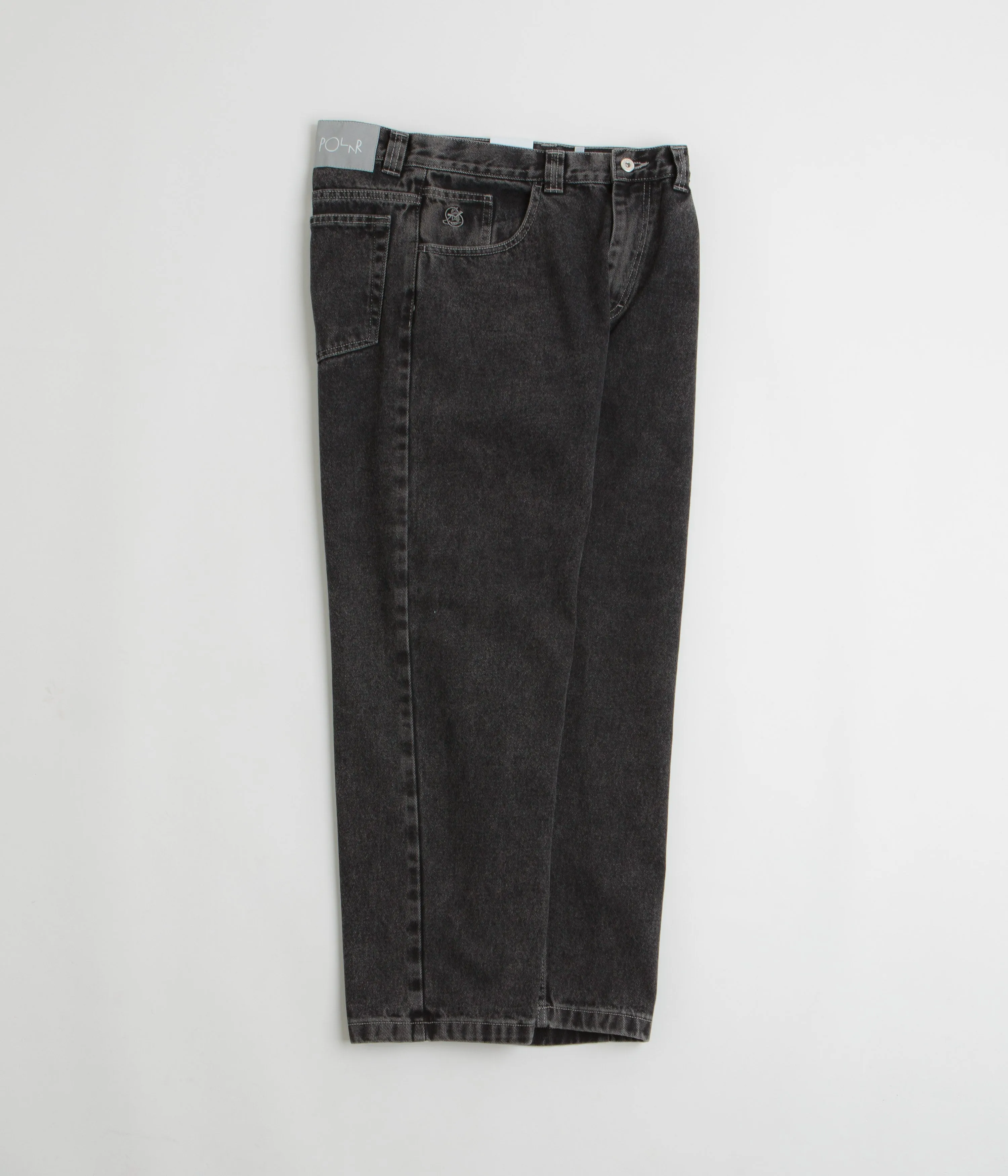 Polar 93 Jeans - Silver Black Softened Fabric