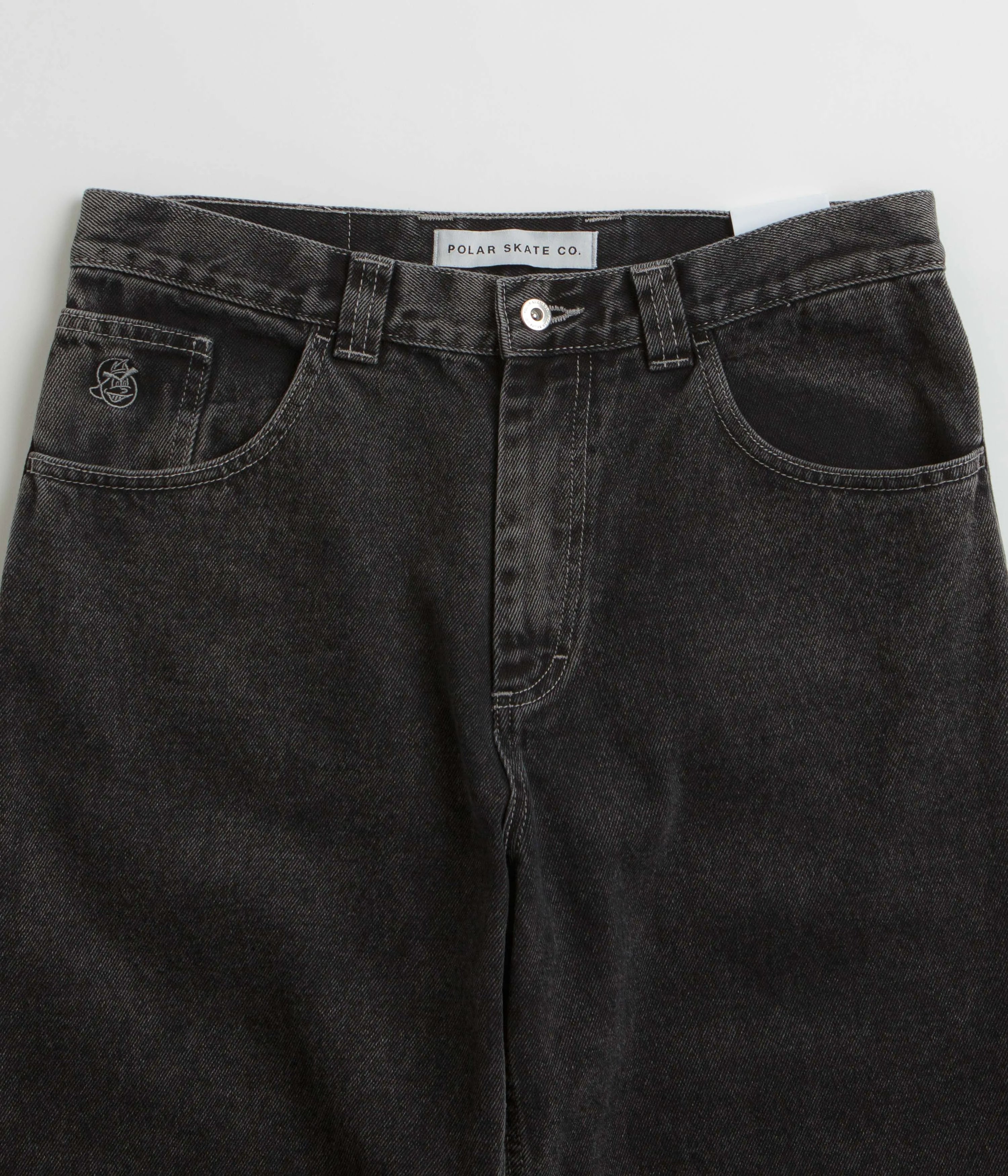 Polar 93 Jeans - Silver Black Outdoor Ready Luxury Student Outfit