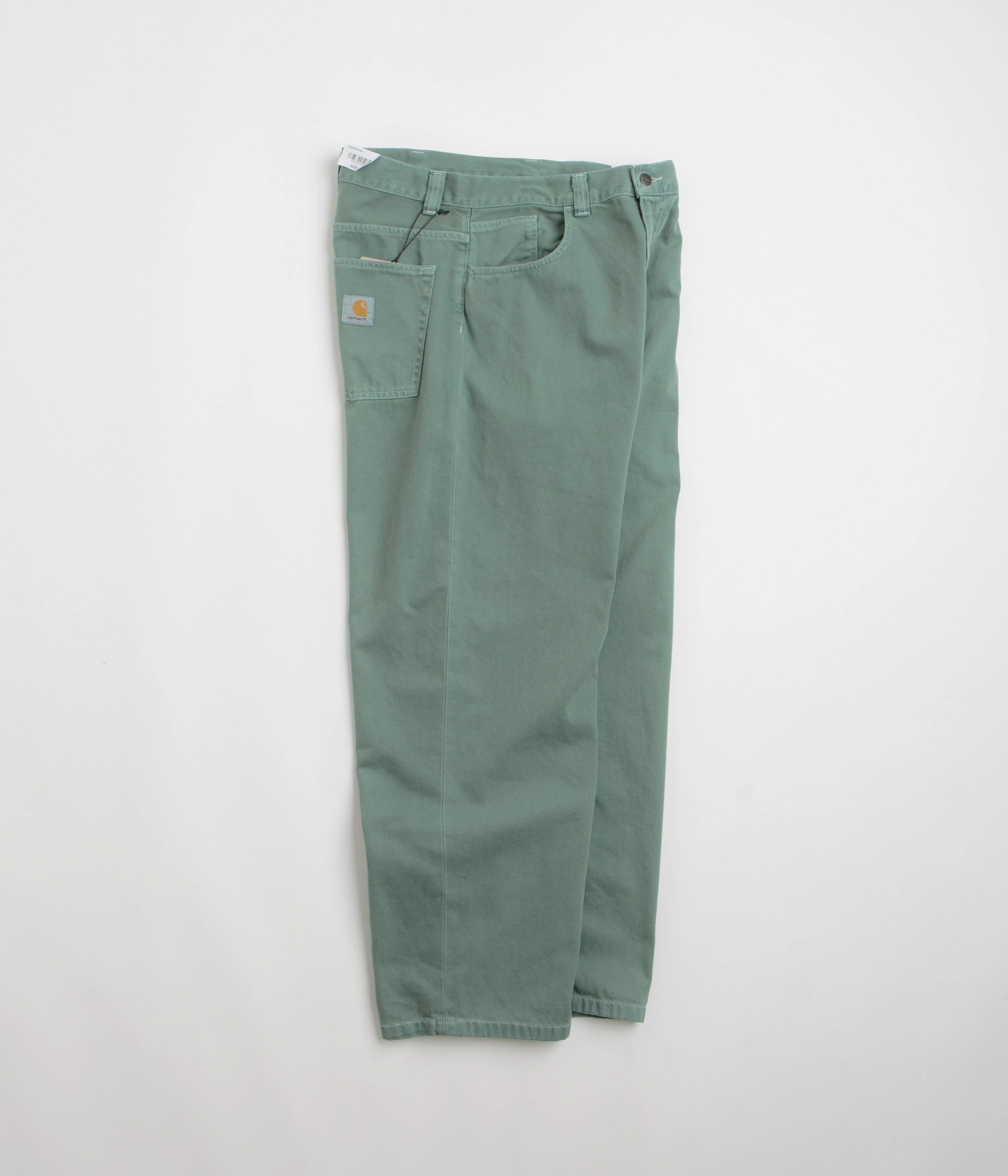 No Bulk Seam Design Reliable Choice Carhartt Brandon Denim Pants - Silver Pine