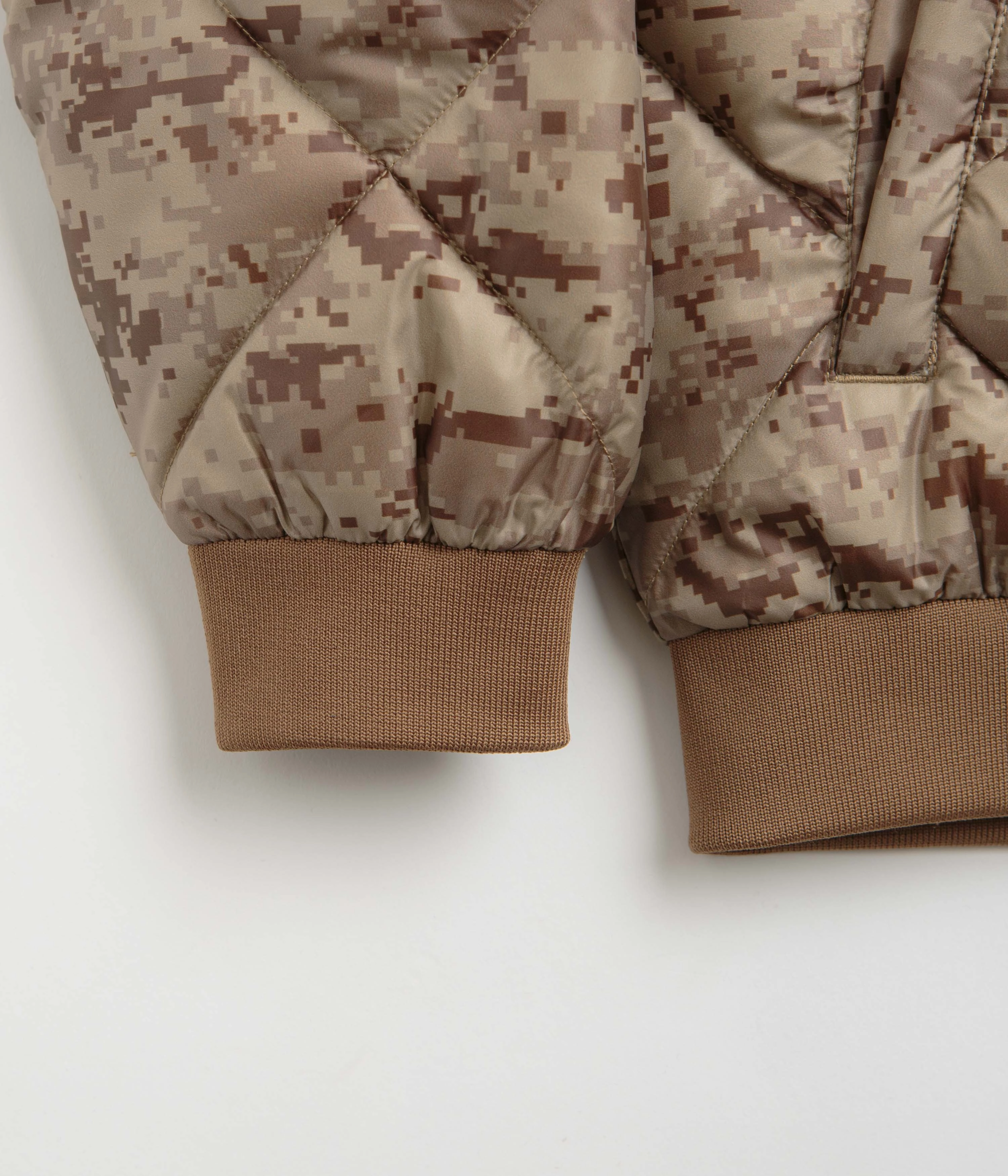 Butter Goods Temperature Bomber Jacket - Digital Camo Snow Weather