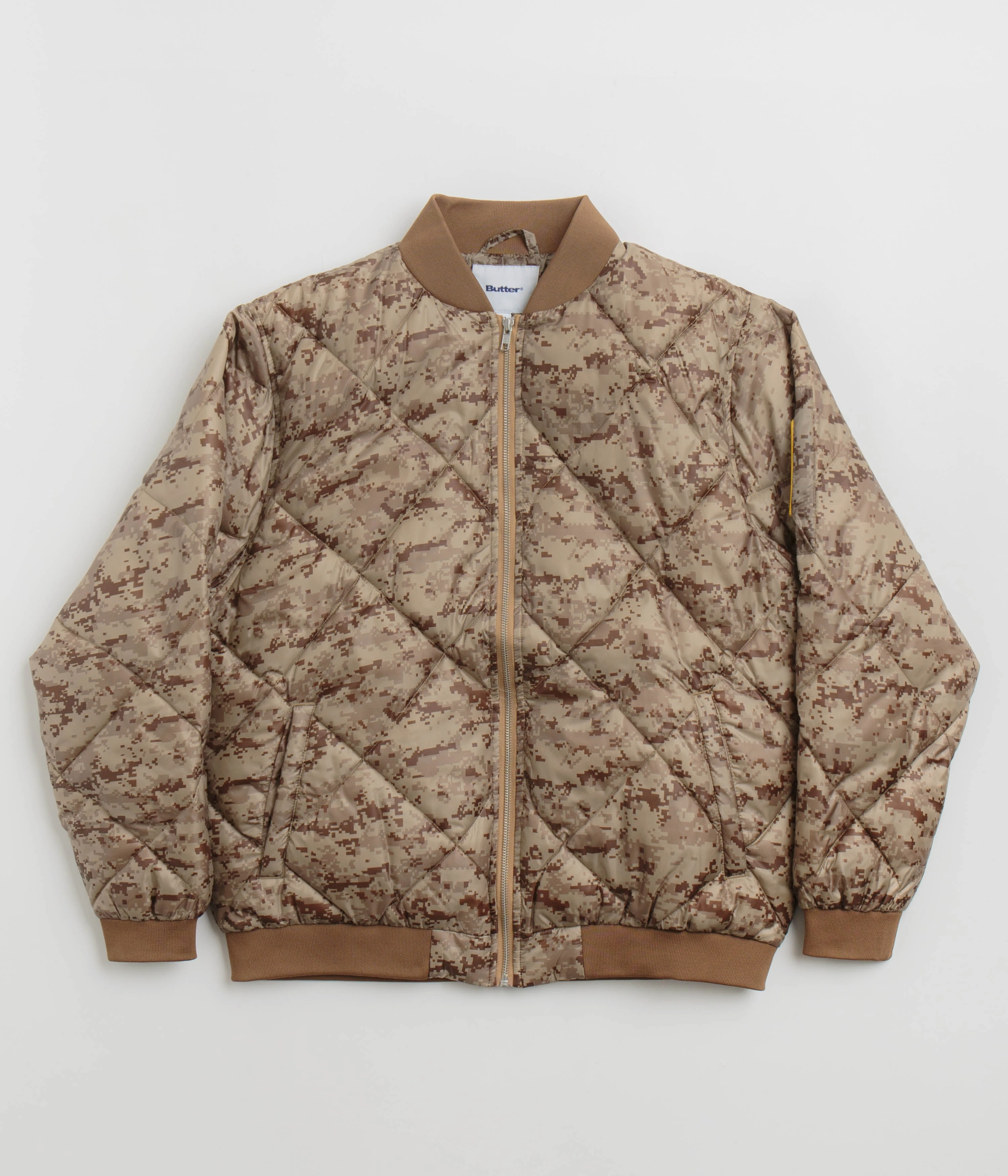 second - hand Smooth Surface Butter Goods Temperature Bomber Jacket - Digital Camo
