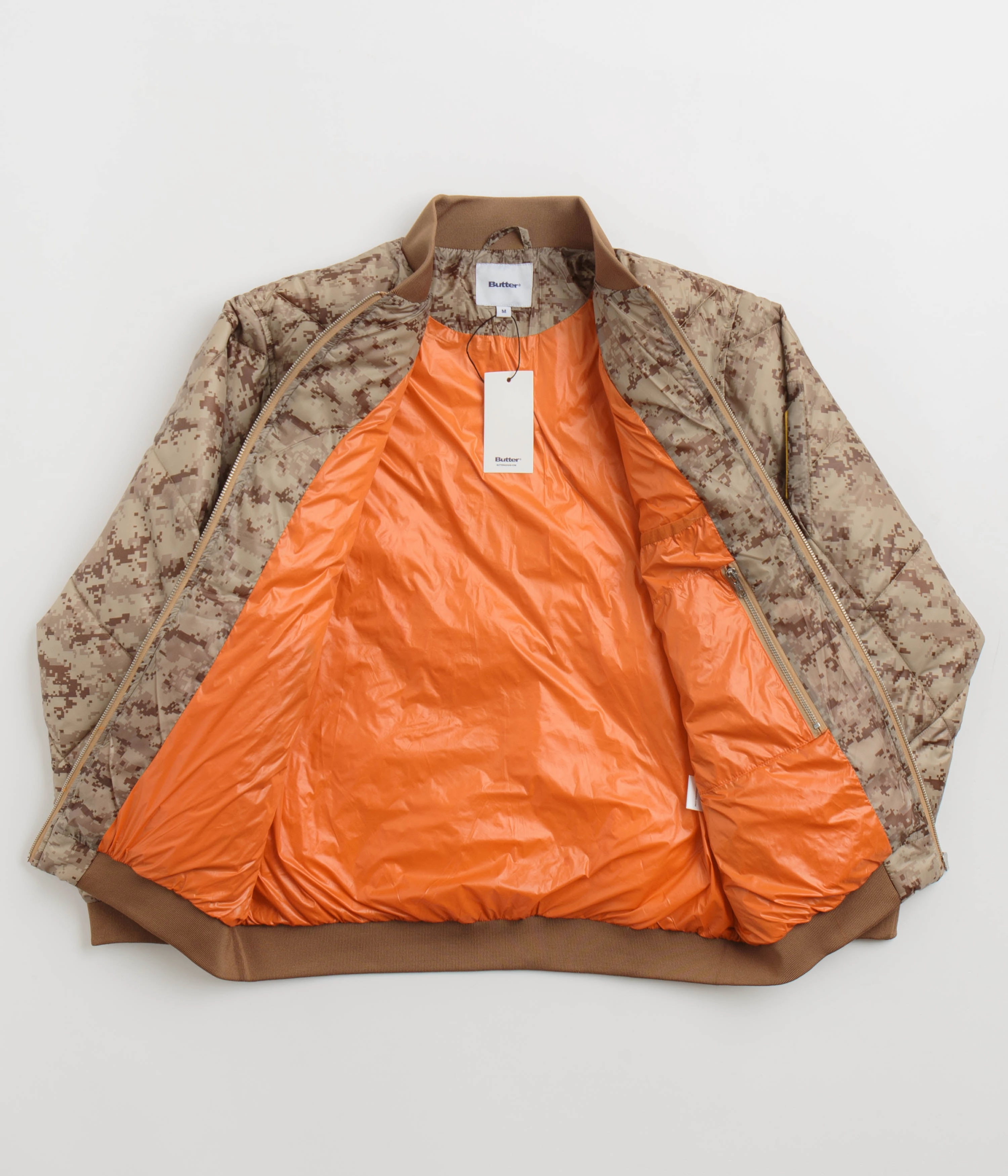 Budget - friendly Fast Zip Butter Goods Temperature Bomber Jacket - Digital Camo