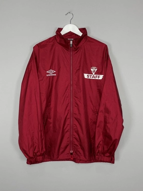 Rubberized Cuffs 1994 TOYOTA CUP ADIDAS STAFF JACKET (L)