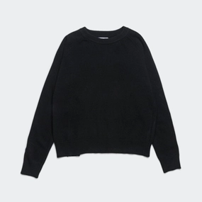 Lambswool Sweater - Black ZeroWaste Production