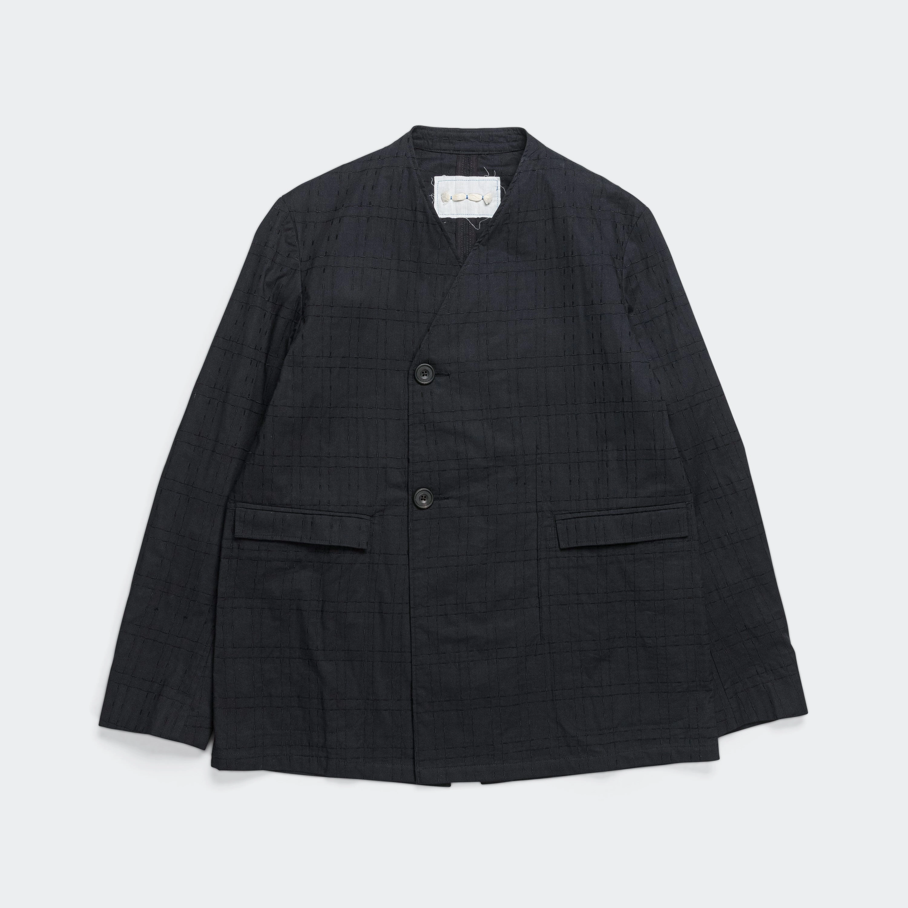 Brooch Wearers Blazer - Embroidered Dudley Check Relaxed Daily Style 360?? Visibility