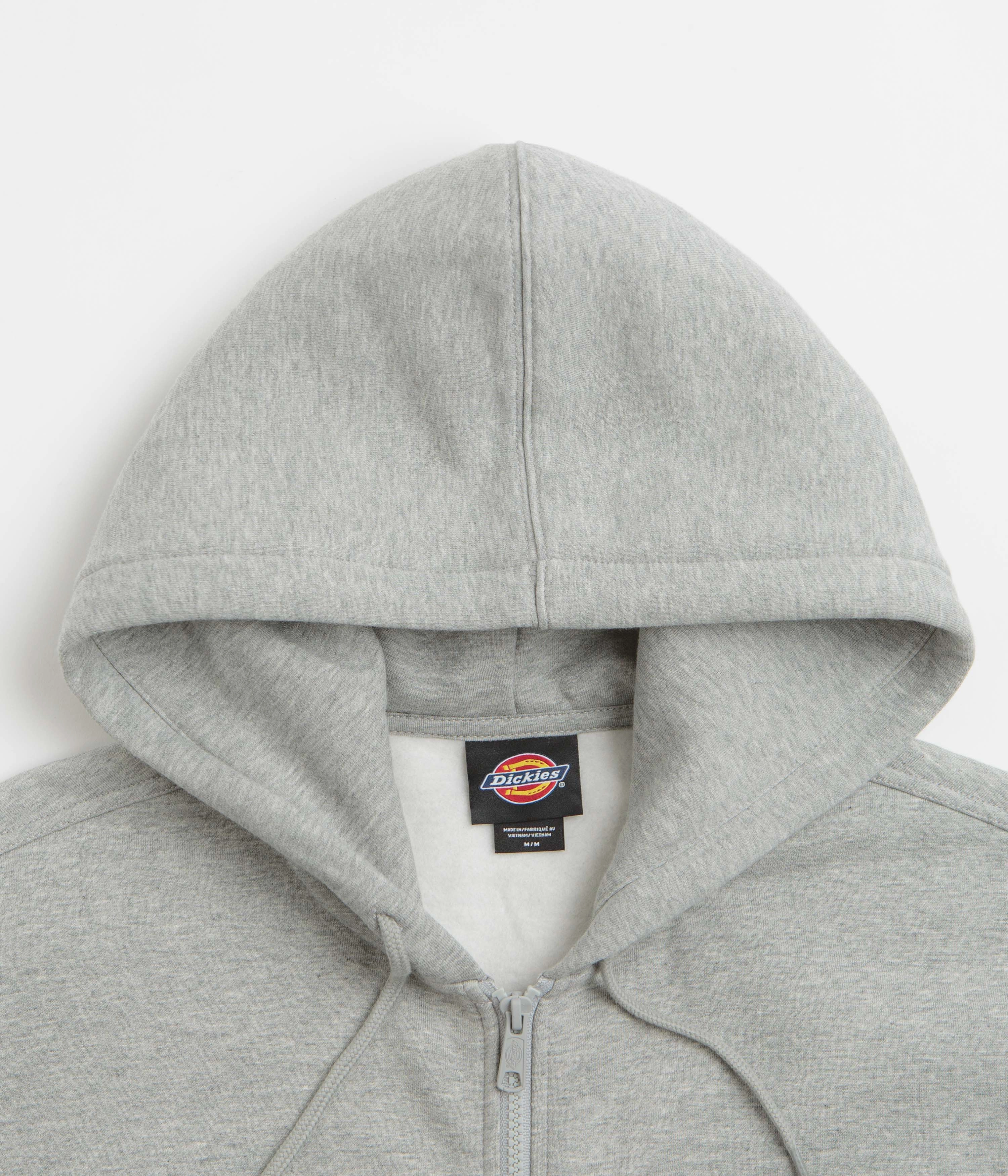 train journey Dickies Bolivar Full Zip Hoodie - Grey Melange