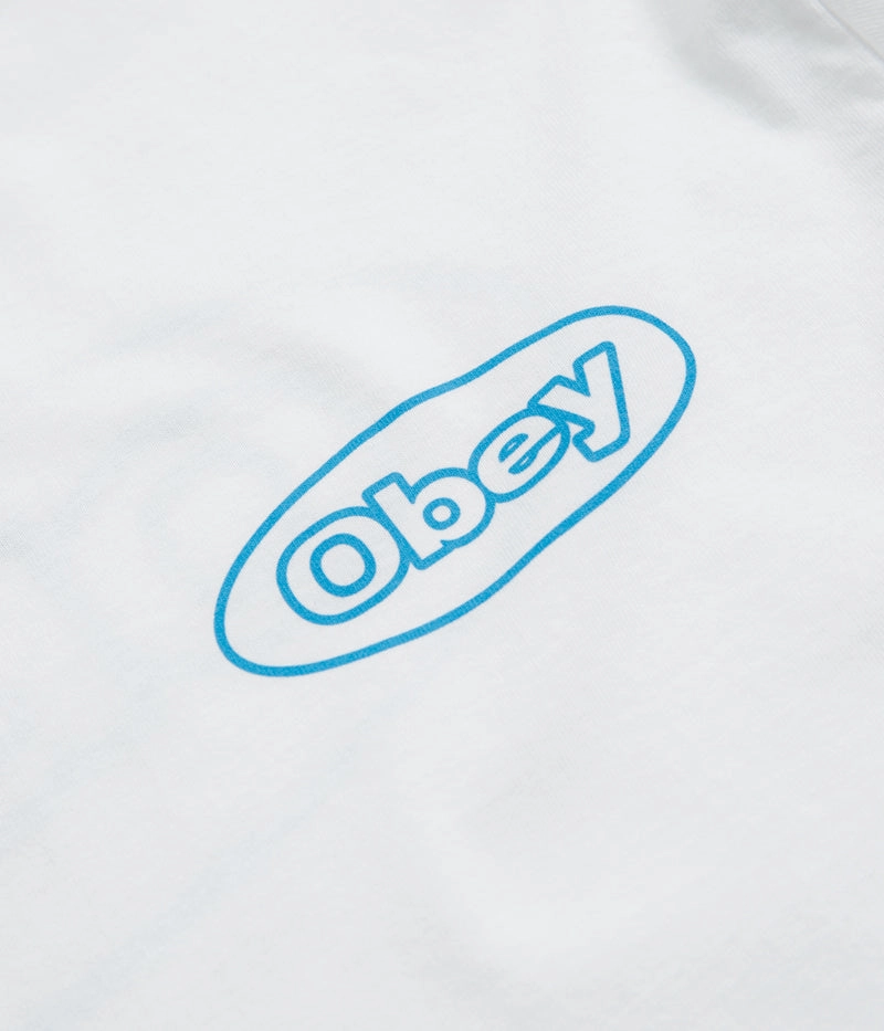 Perfect for Layering Obey Reaction T-Shirt - White