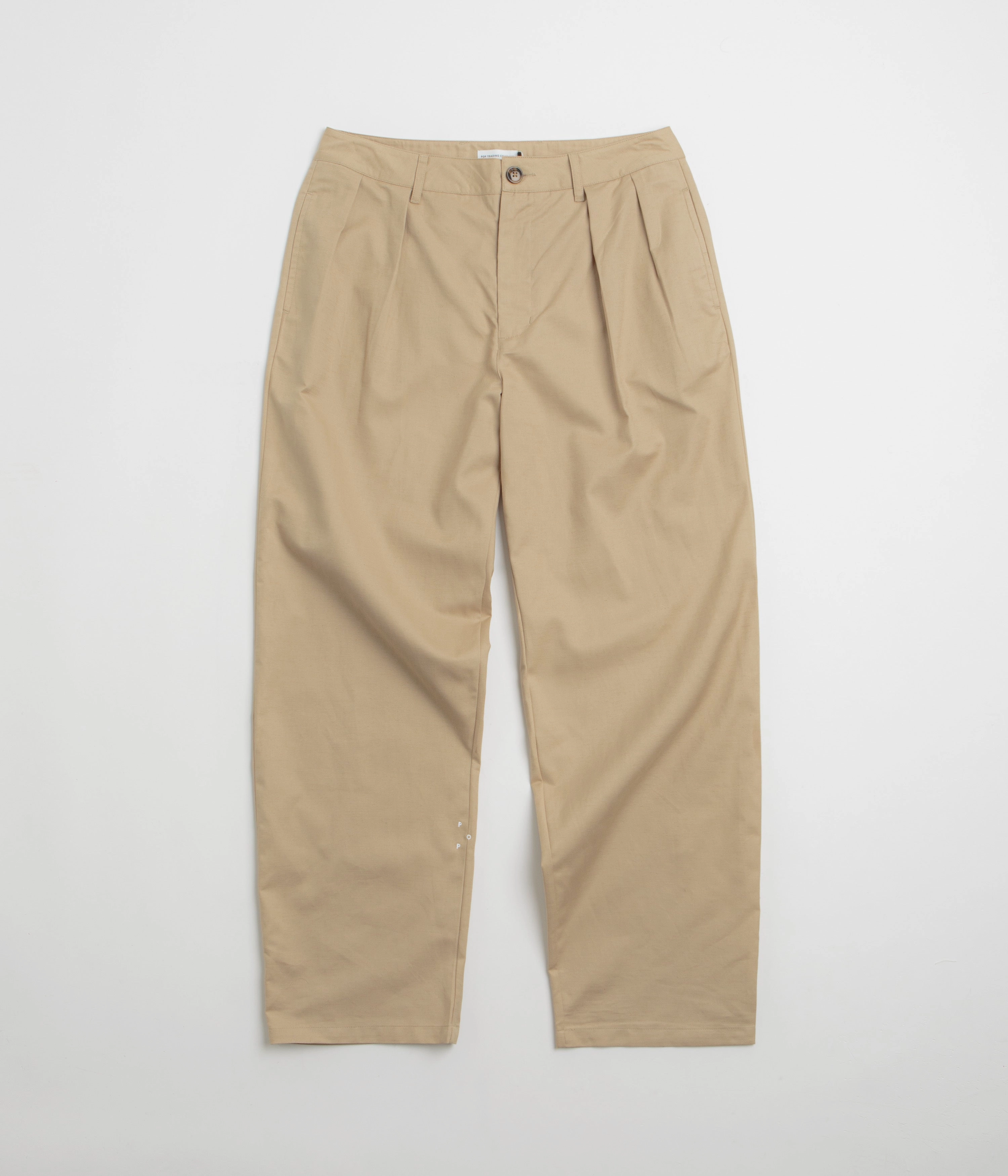 Pop Trading Company Hewitt Suit Pants - White Pepper Perfect Comfort Fit