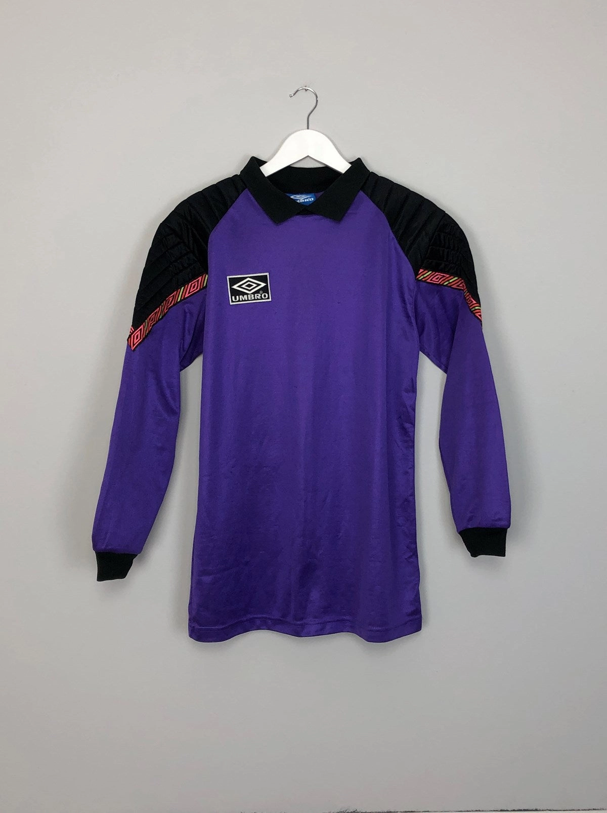 1988/90 UMBRO #1 GK TEMPLATE SHIRT (L) Friction Free Hemline Design Layer Comfort