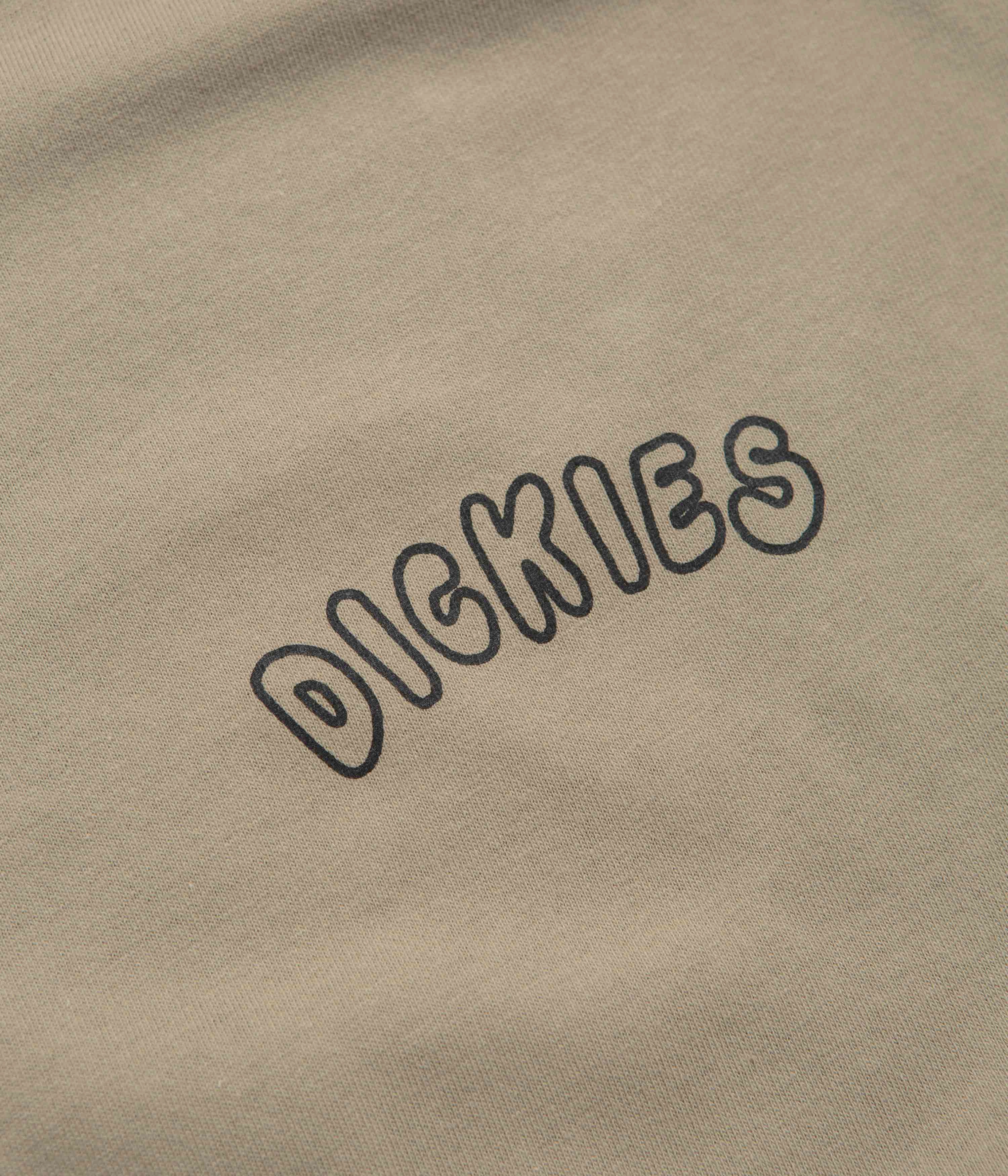 Dickies Decartuville T-Shirt - Desert Sand Fun and Relaxed TaglessDesign