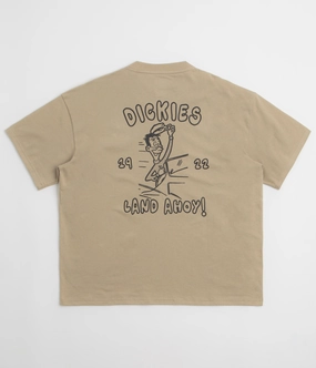 Dickies Decartuville T-Shirt - Desert Sand Water Based Ink Relax Outfit