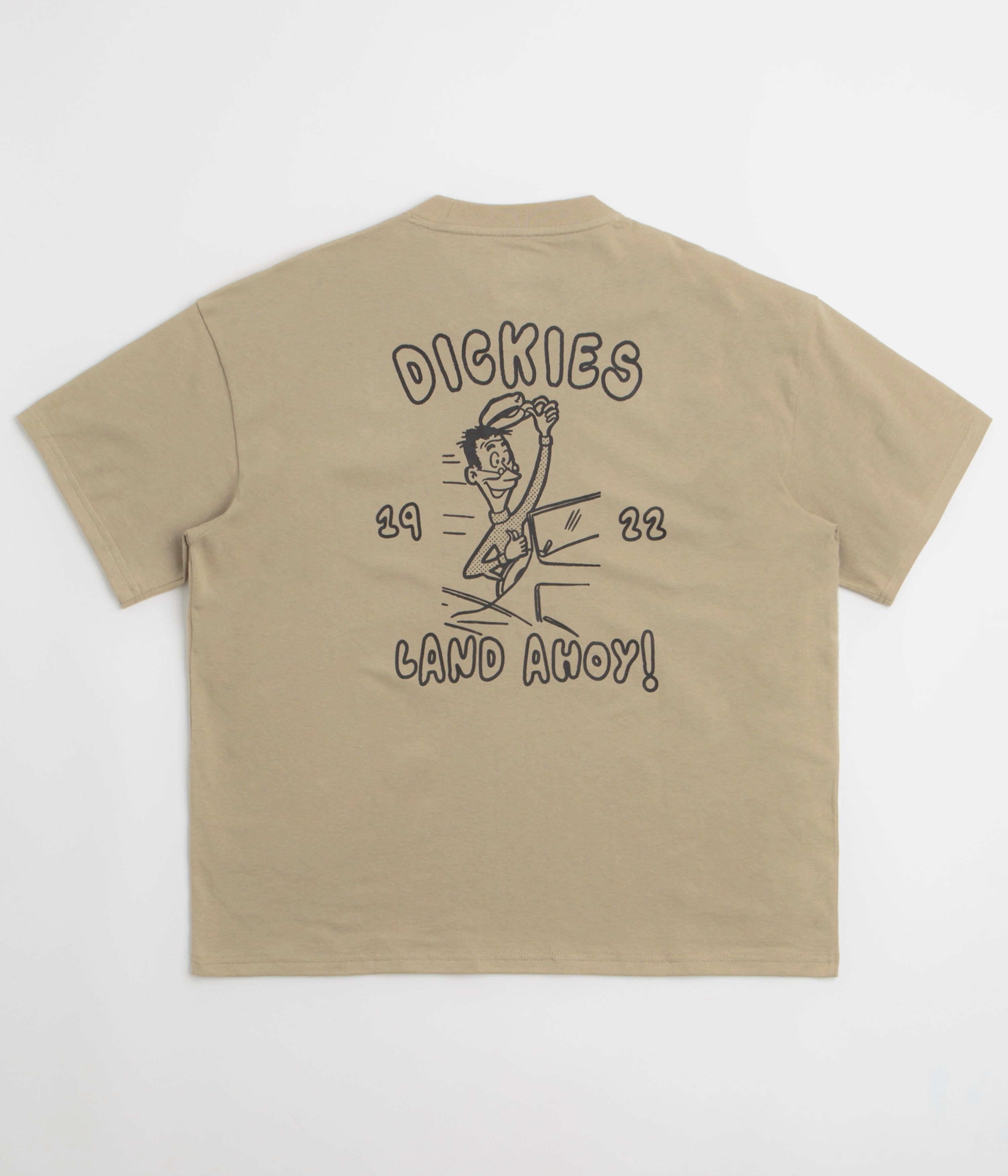 Dickies Decartuville T-Shirt - Desert Sand Water Based Ink Relax Outfit