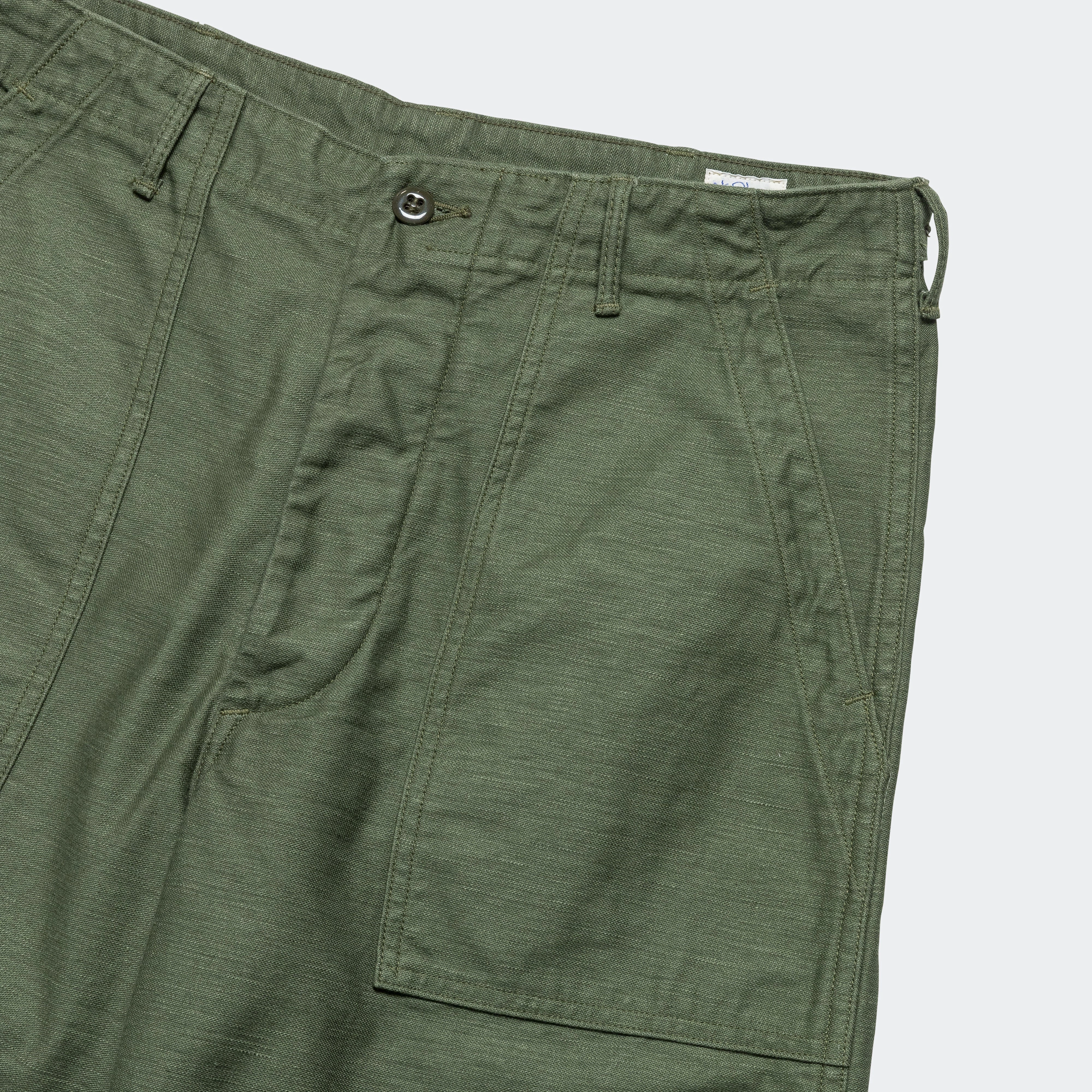 Layered Protection No Gap Waist Construction US Army Fatigue Pants (Regular Fit) - Green