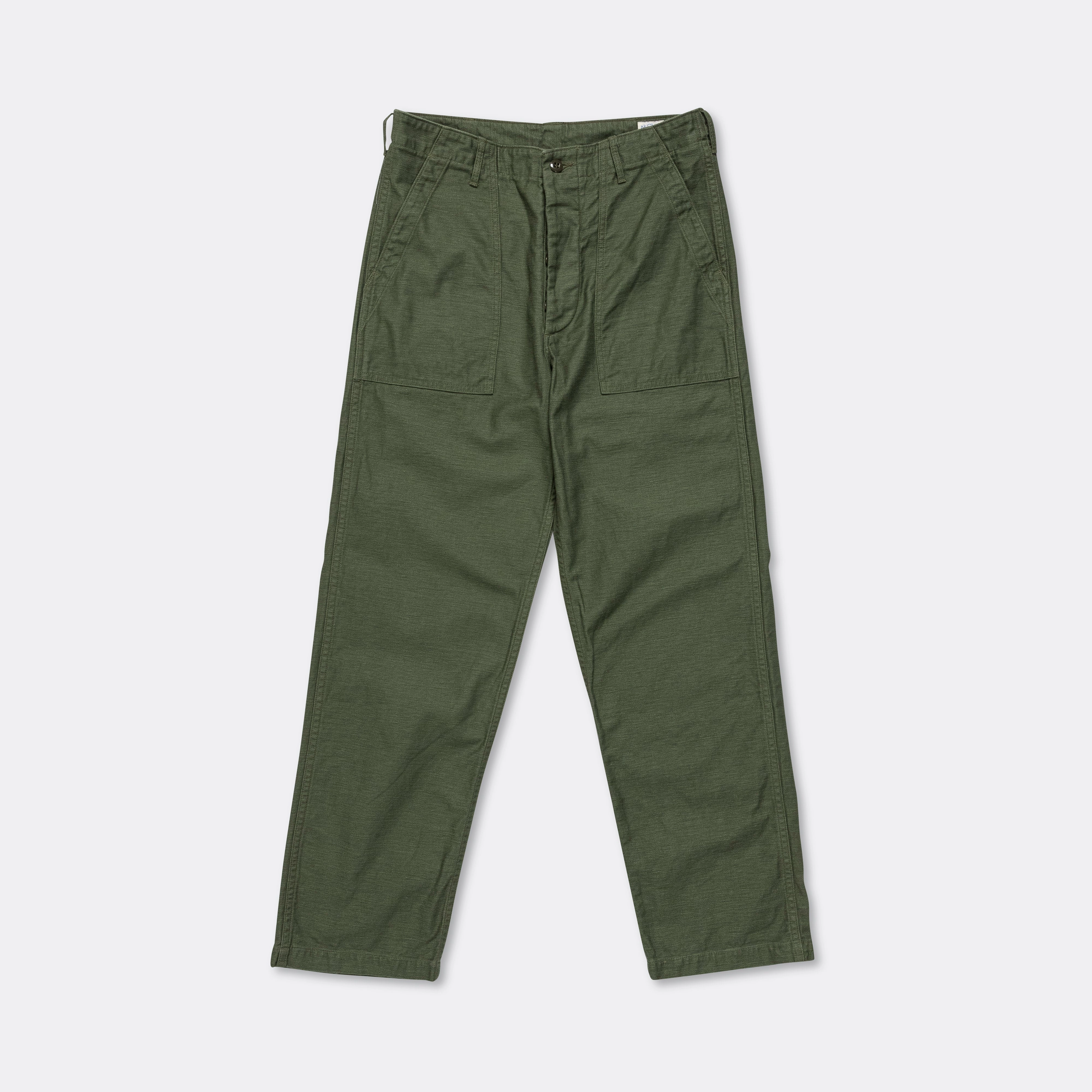 US Army Fatigue Pants (Regular Fit) - Green Flexible Comfort