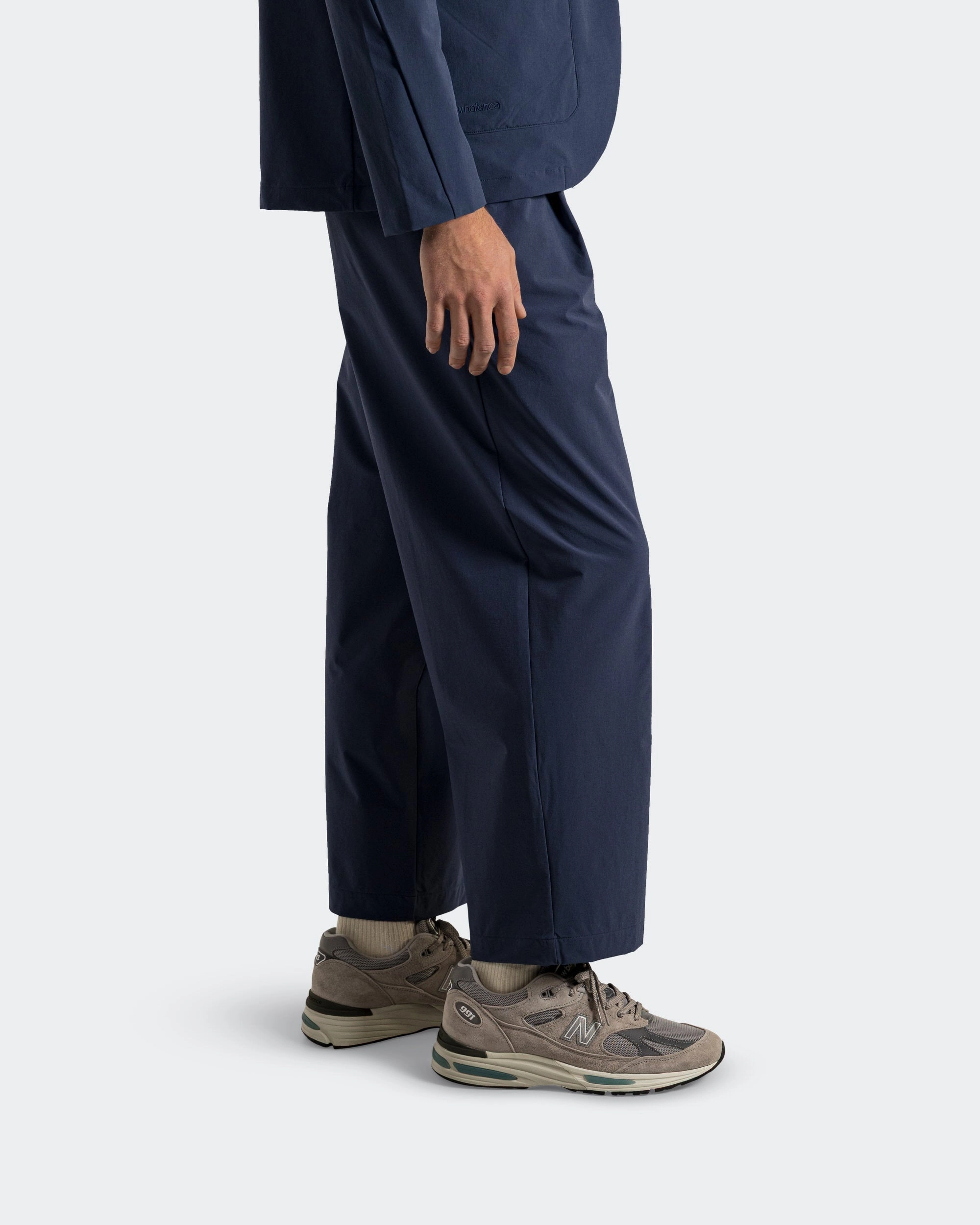 All weather Streetwear vibe Wide Pant - Navy