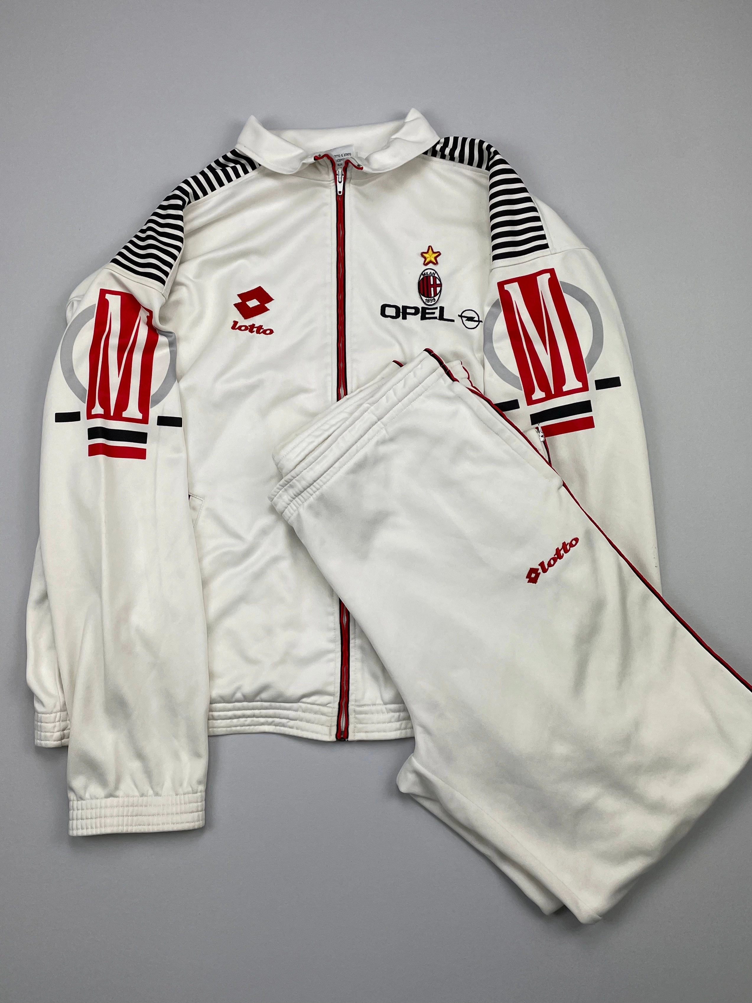 MovementOptimized 1994/95 AC MILAN FULL TRACKSUIT (XL) LOTTO