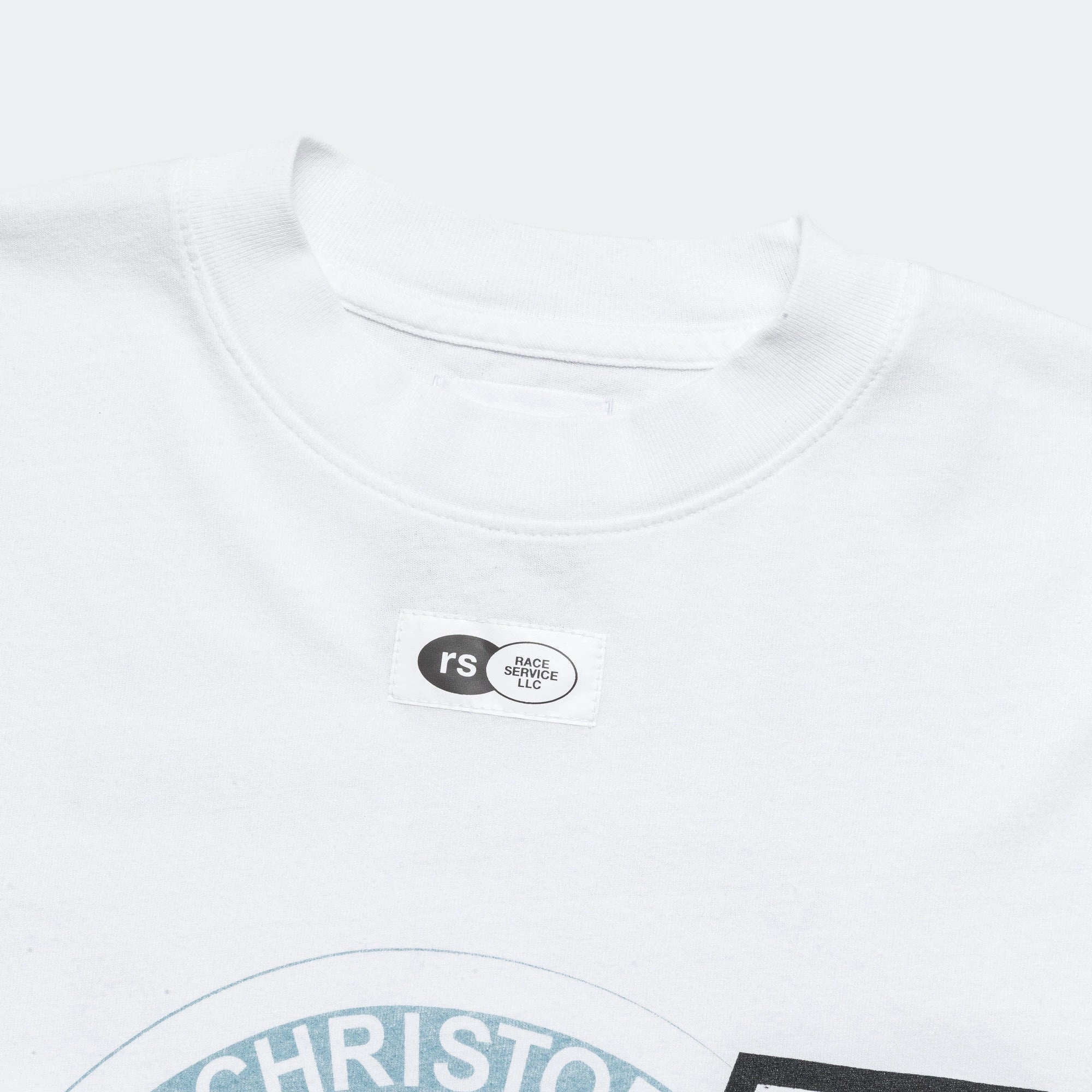 LS T-Shirt x Race Service - Optical White Multi Purpose Wear