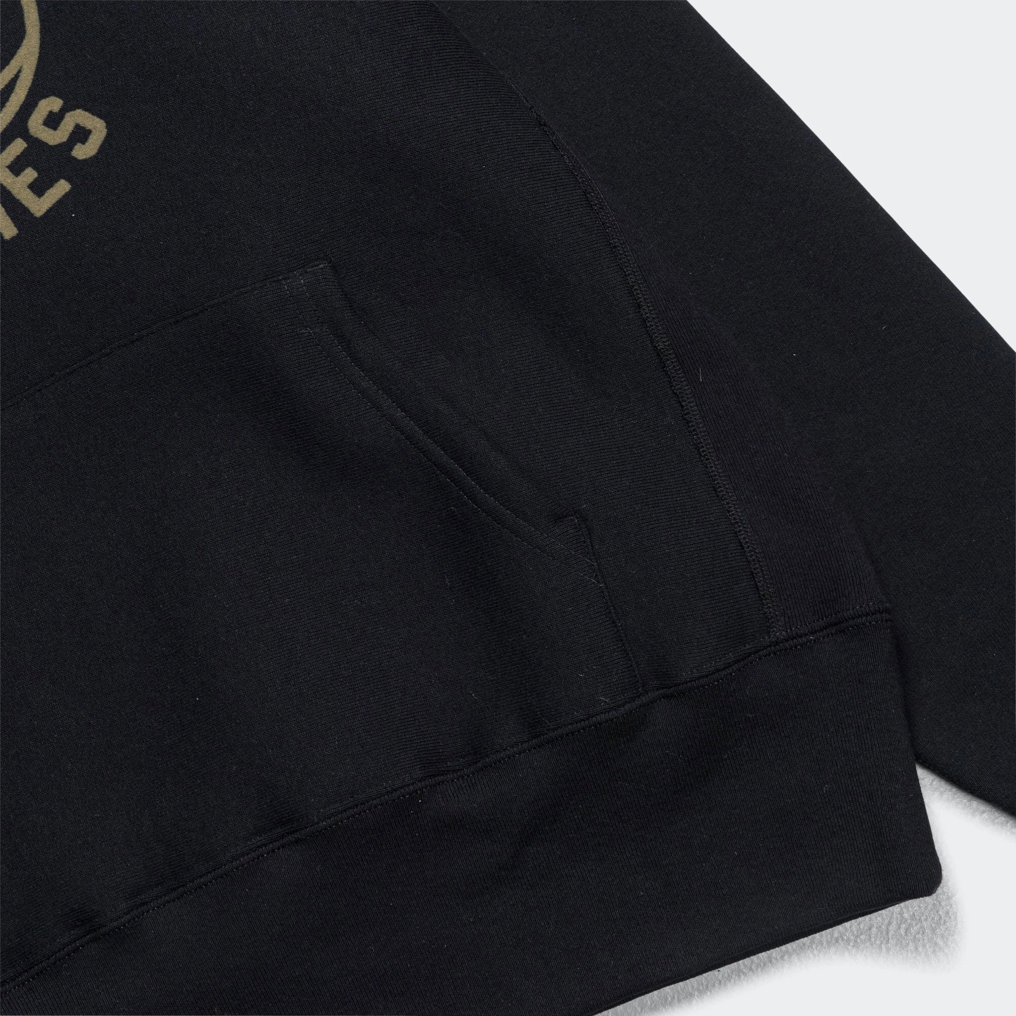 Downtown Homies Crew Pullover - Black Fashionable Hoodie