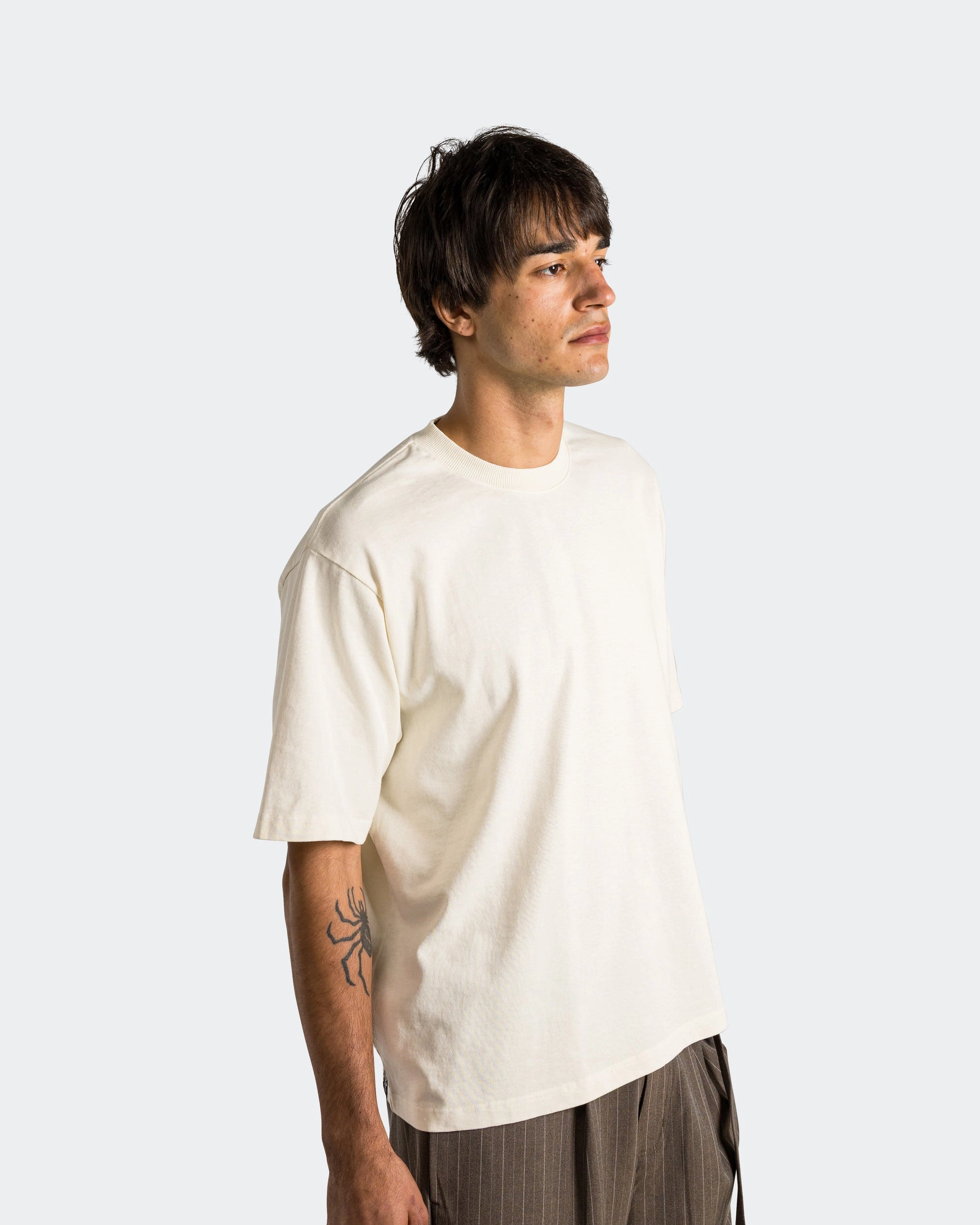 Smooth Flatlock Stitching Eco friendly materials Dream Tee - Crisp White