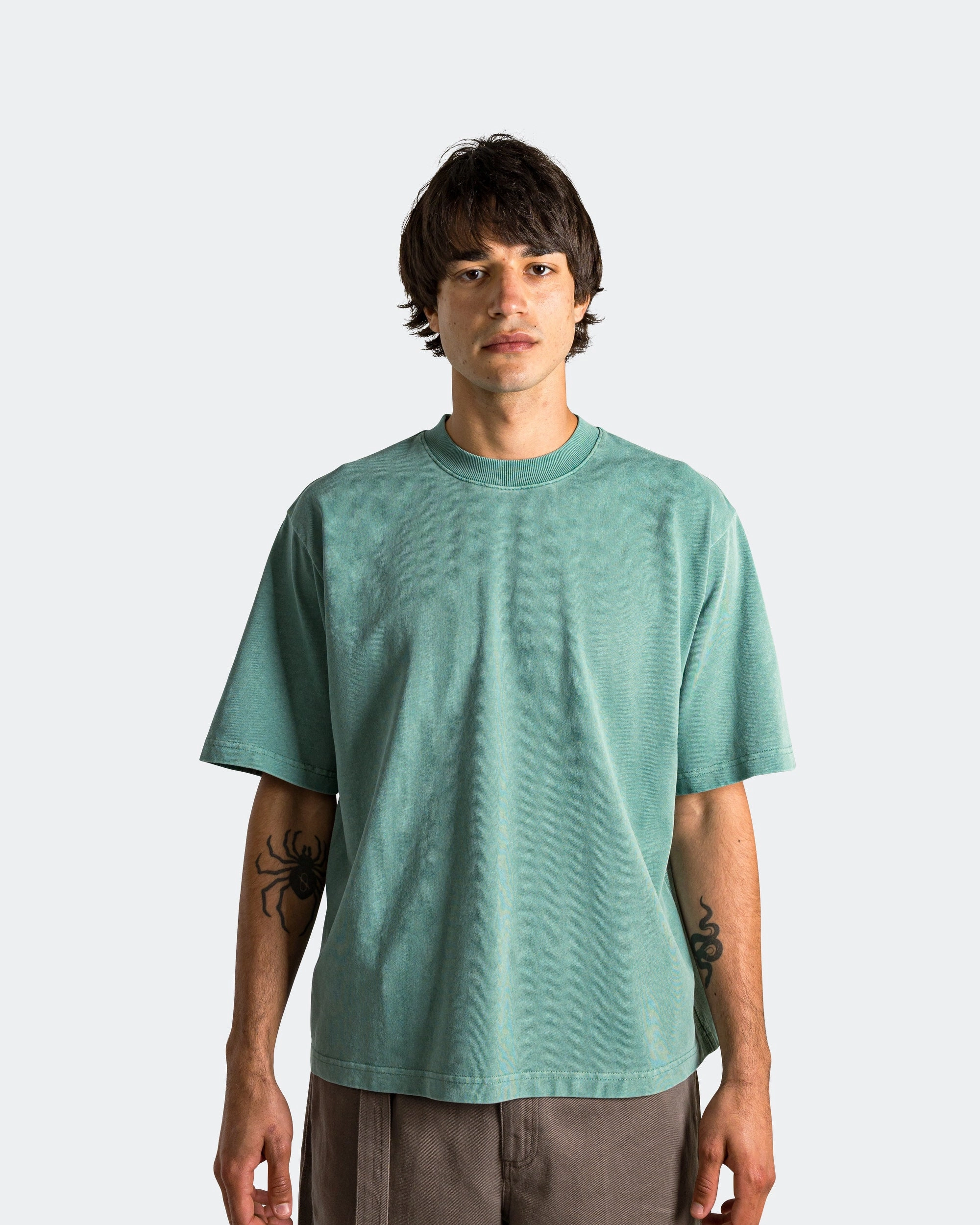 Seamless Edging Soft Touch Dream Tee - Teal