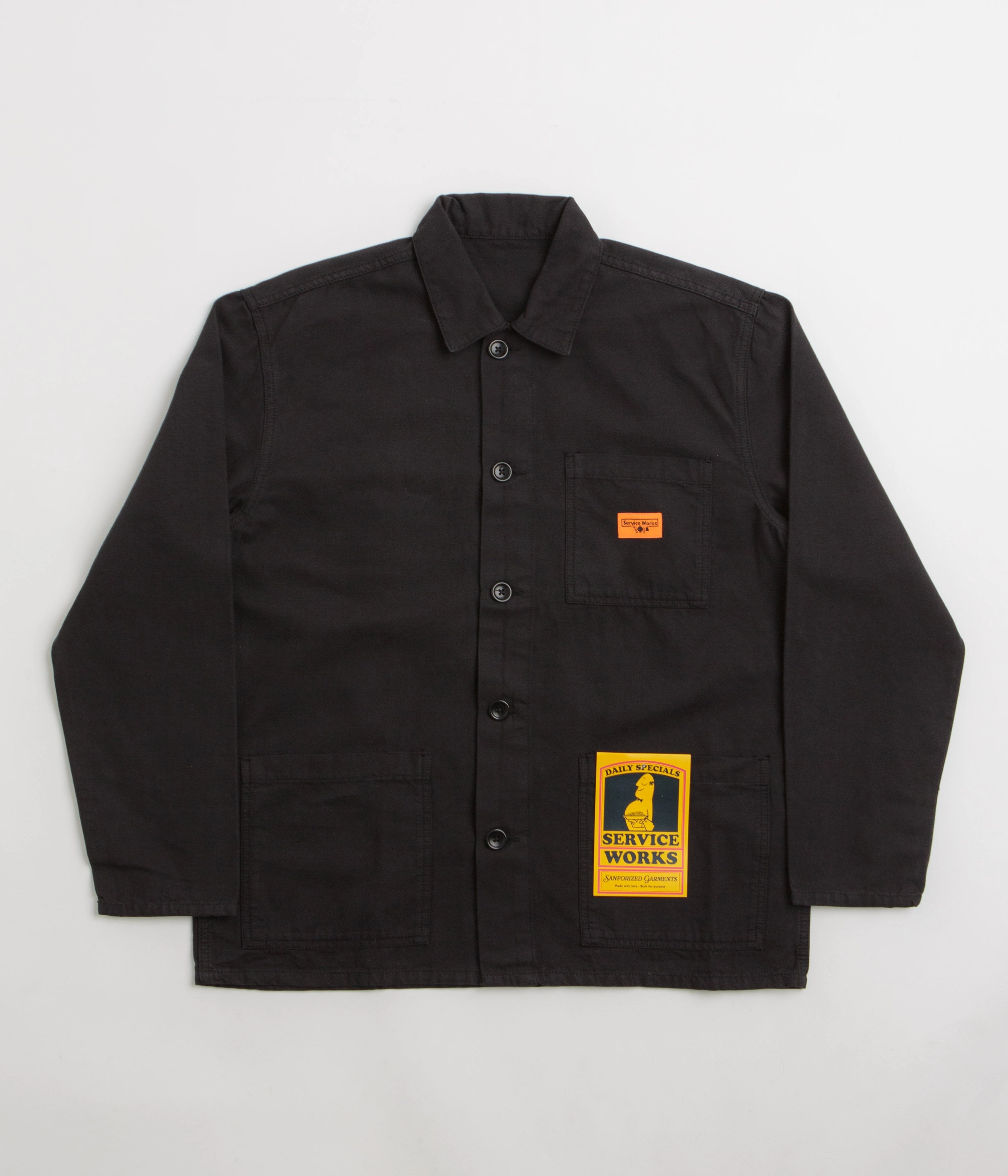 Iconic look Service Works Canvas Chore Shirt - Black