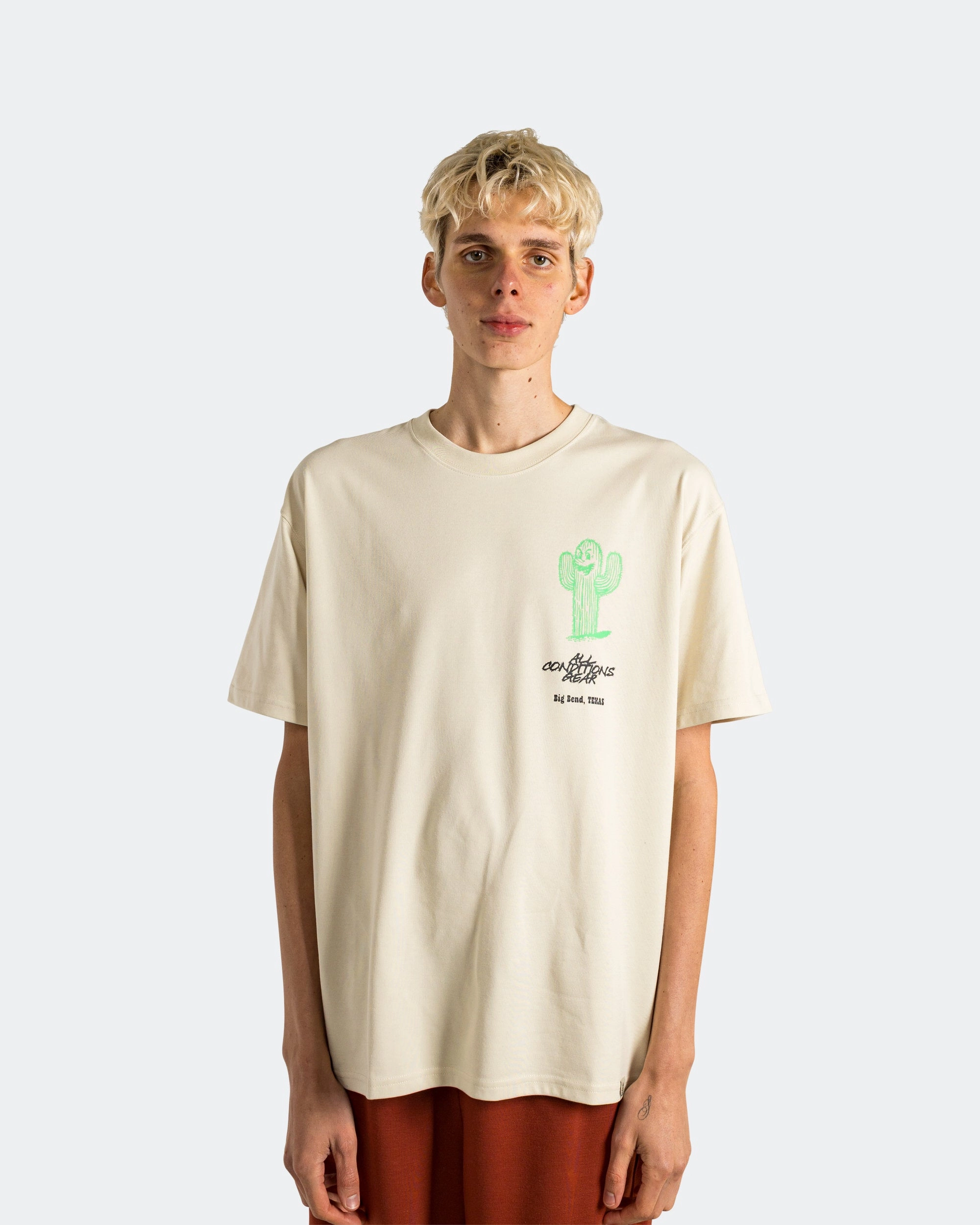 Modern Trend Look Dri-FIT 'Cactus' SS Tee - Light Khaki