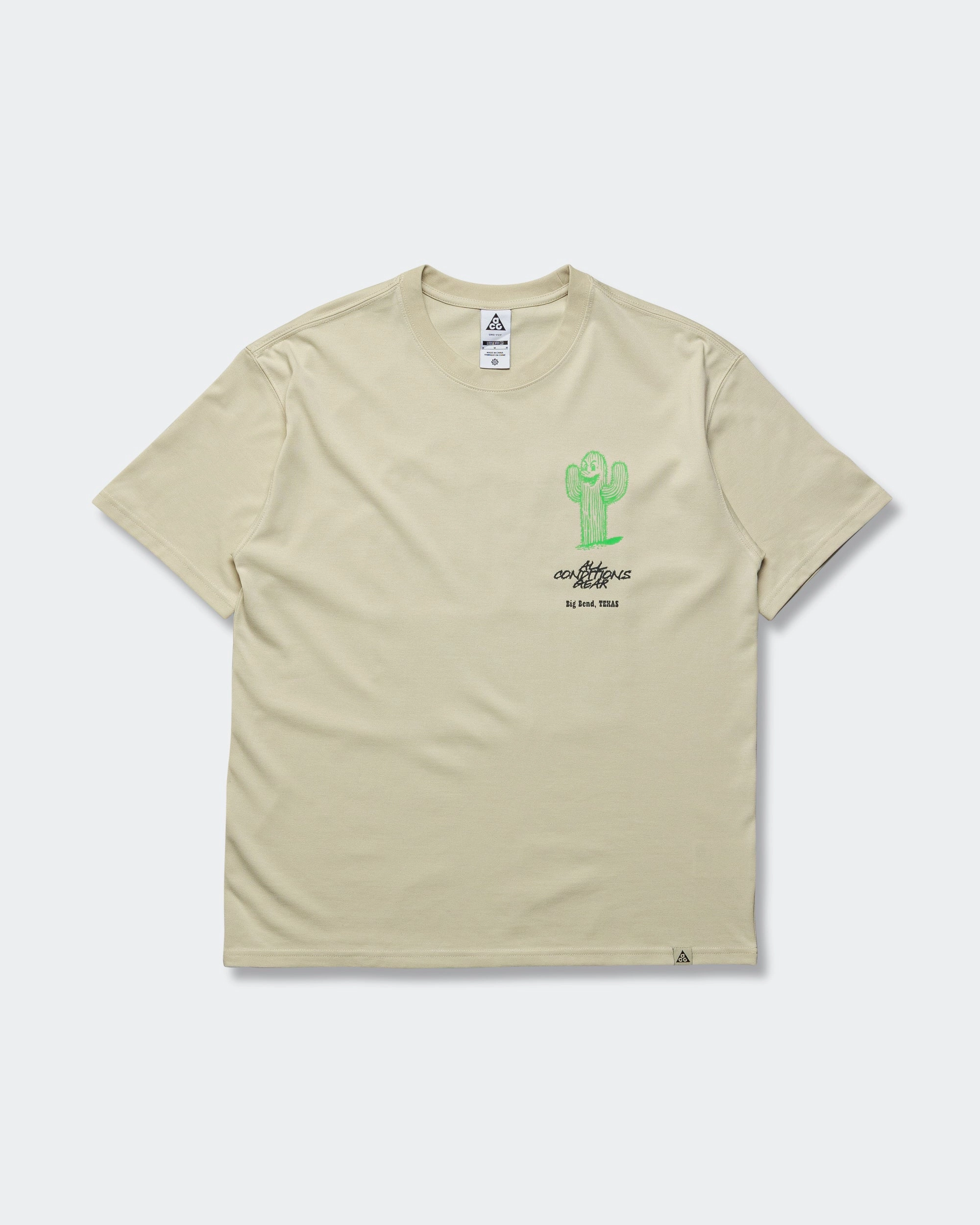 Essential Fit Dri-FIT 'Cactus' SS Tee - Light Khaki