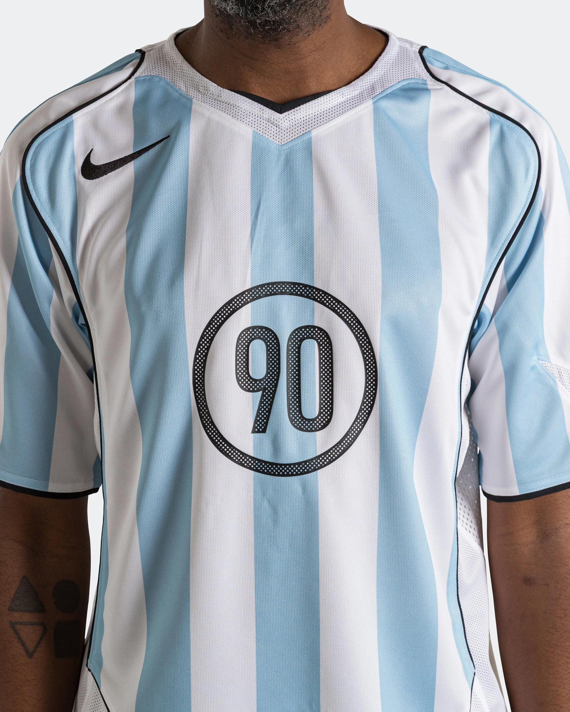 Breathable mesh panel DRI-FIT T90 Energy Jersey - Psychic Blue/White-Black