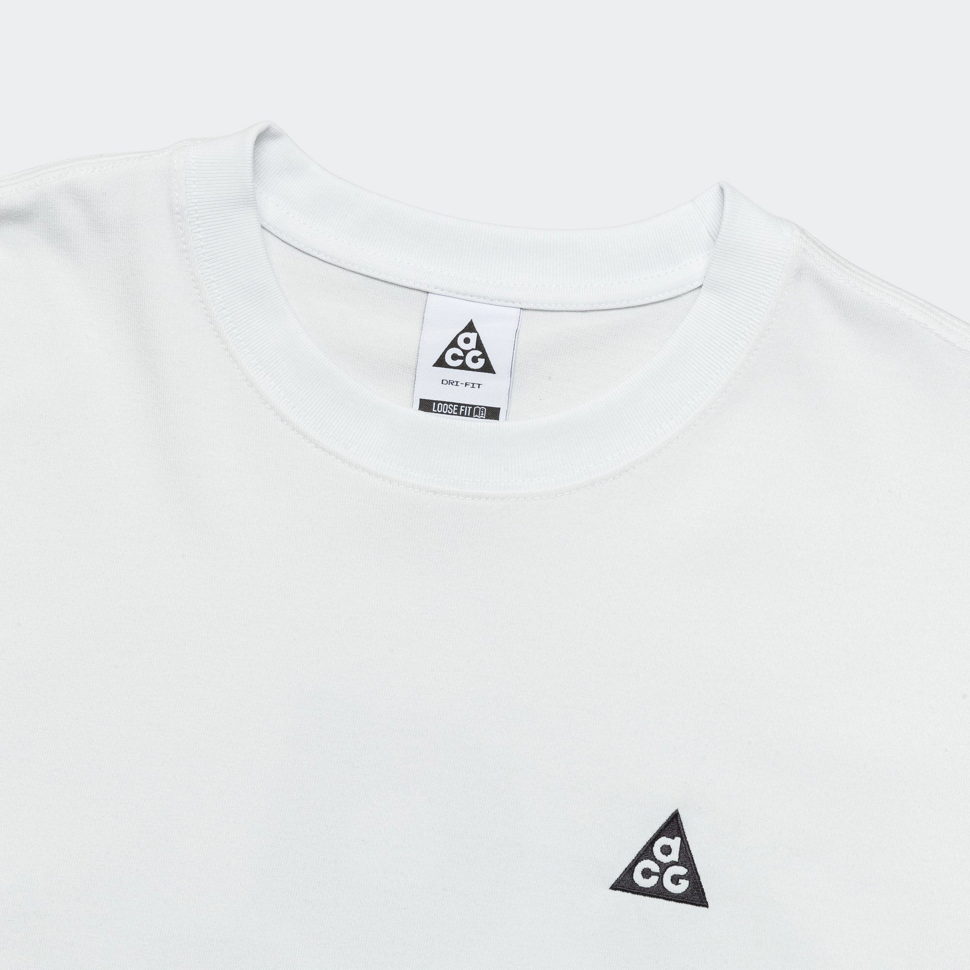 Zero Waste Production Dri-Fit Tee M90 LBR HBR Tri - Summit White/Football Grey