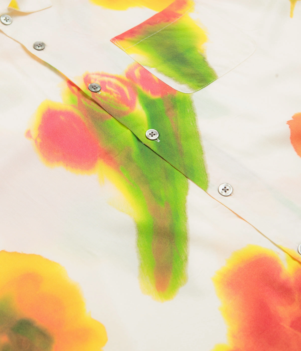 Obey Kinney Short Sleeve Shirt - Cream Multi Textured Finish