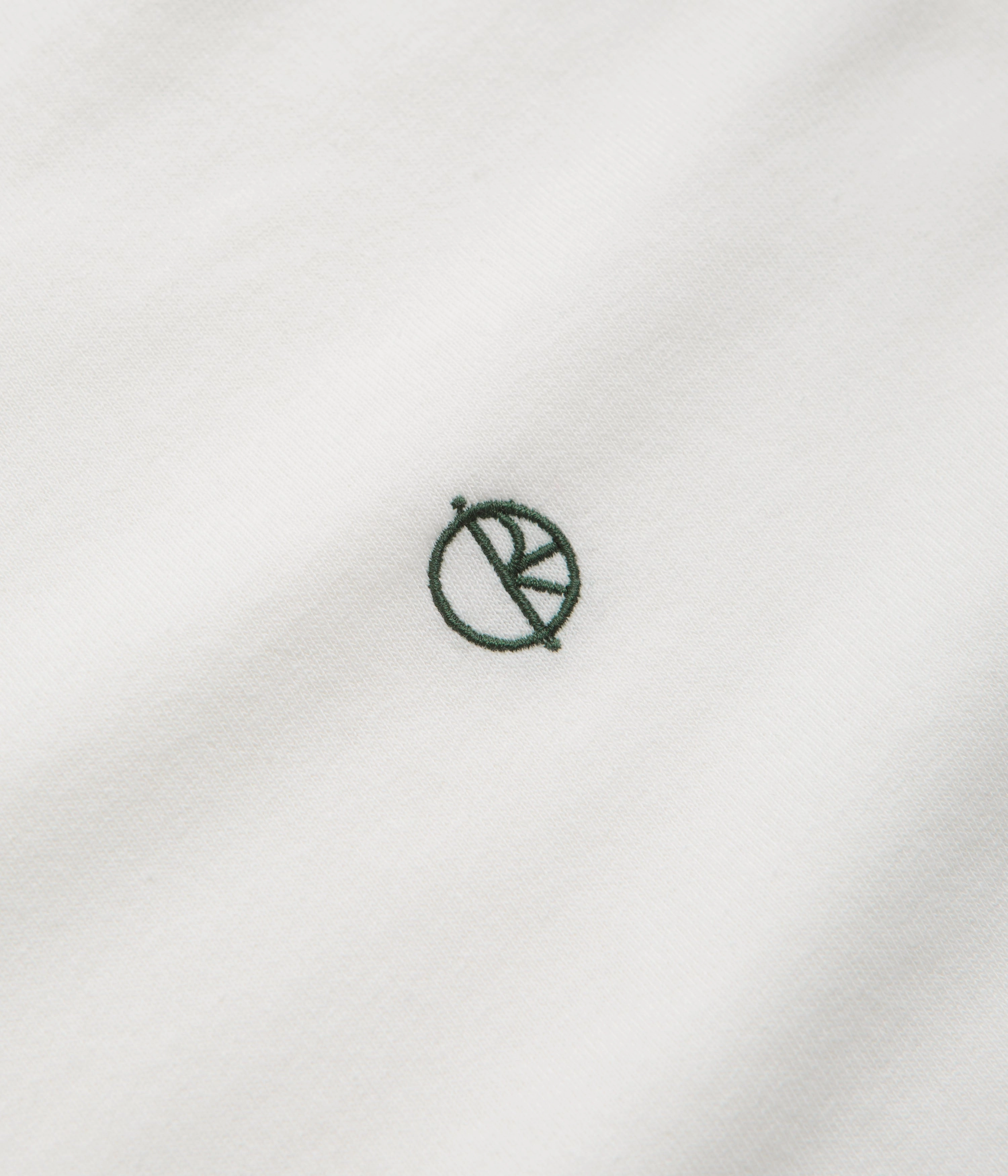 Polar Ringer T-Shirt - Cloud White / Dark Green Trendy Comfort Trendy Design