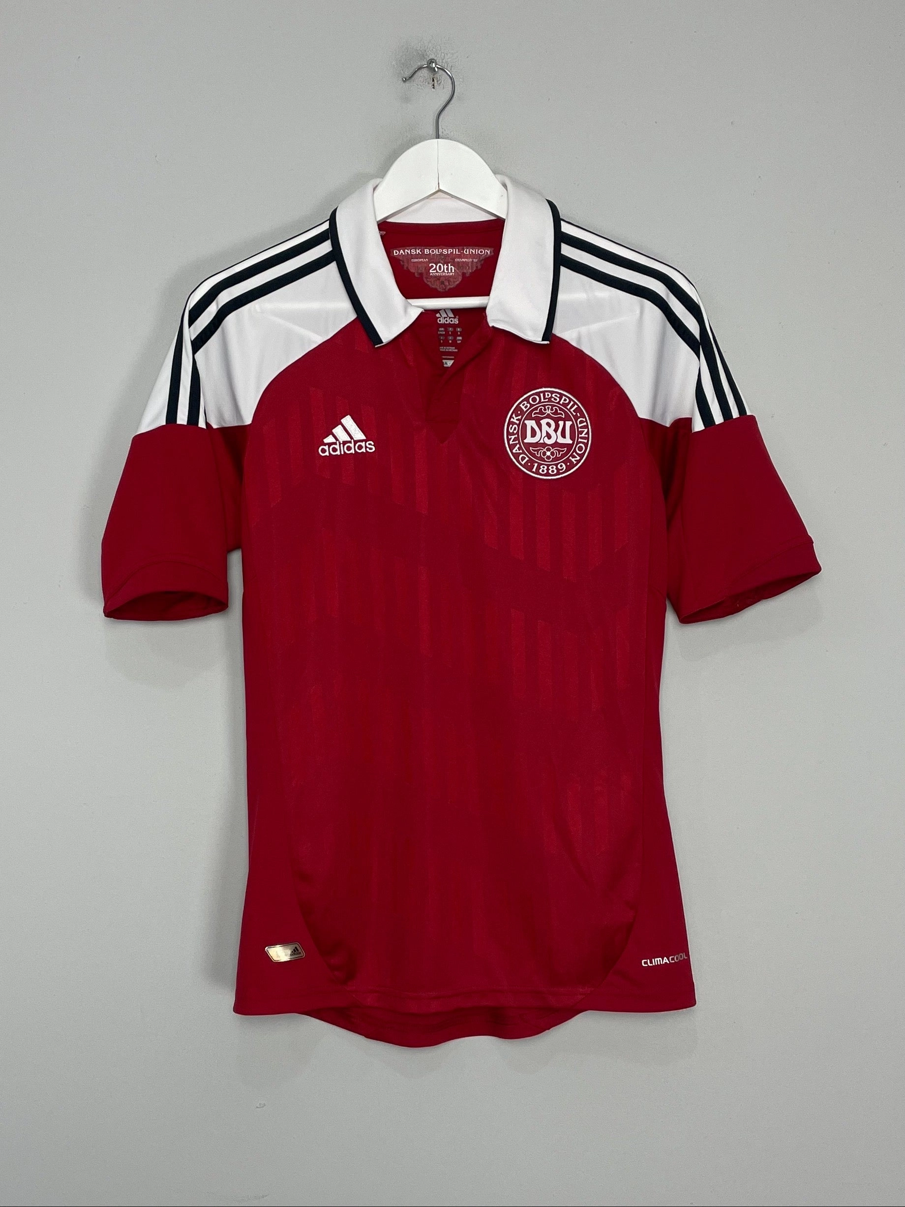 Streetwear Style Wrinkle Resistant Finish 2012/13 DENMARK HOME SHIRT (S) ADIDAS