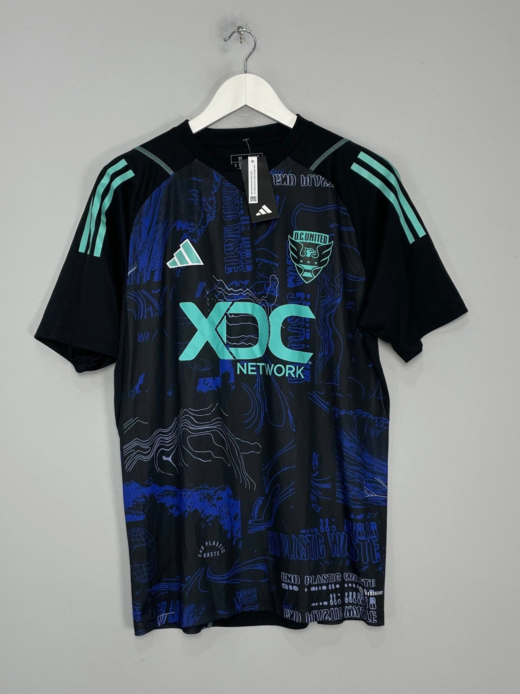 2023 DC UNITED *BNWT* ONE PLANET SHIRT (M) ADIDAS Unisex Apparel Functional Design