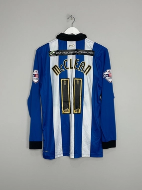 2014/15 WIGAN MCLEAN #11 *MATCH ISSUE* L/S HOME SHIRT (M) MI-FIT Layered Thermal Protection