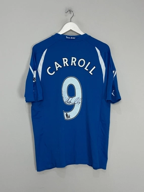 Modular Panel Layouts 2010/11 NEWCASTLE CARROLL #9 *MATCH ISSUED   SIGNED* AWAY SHIRT (XL) PUMA